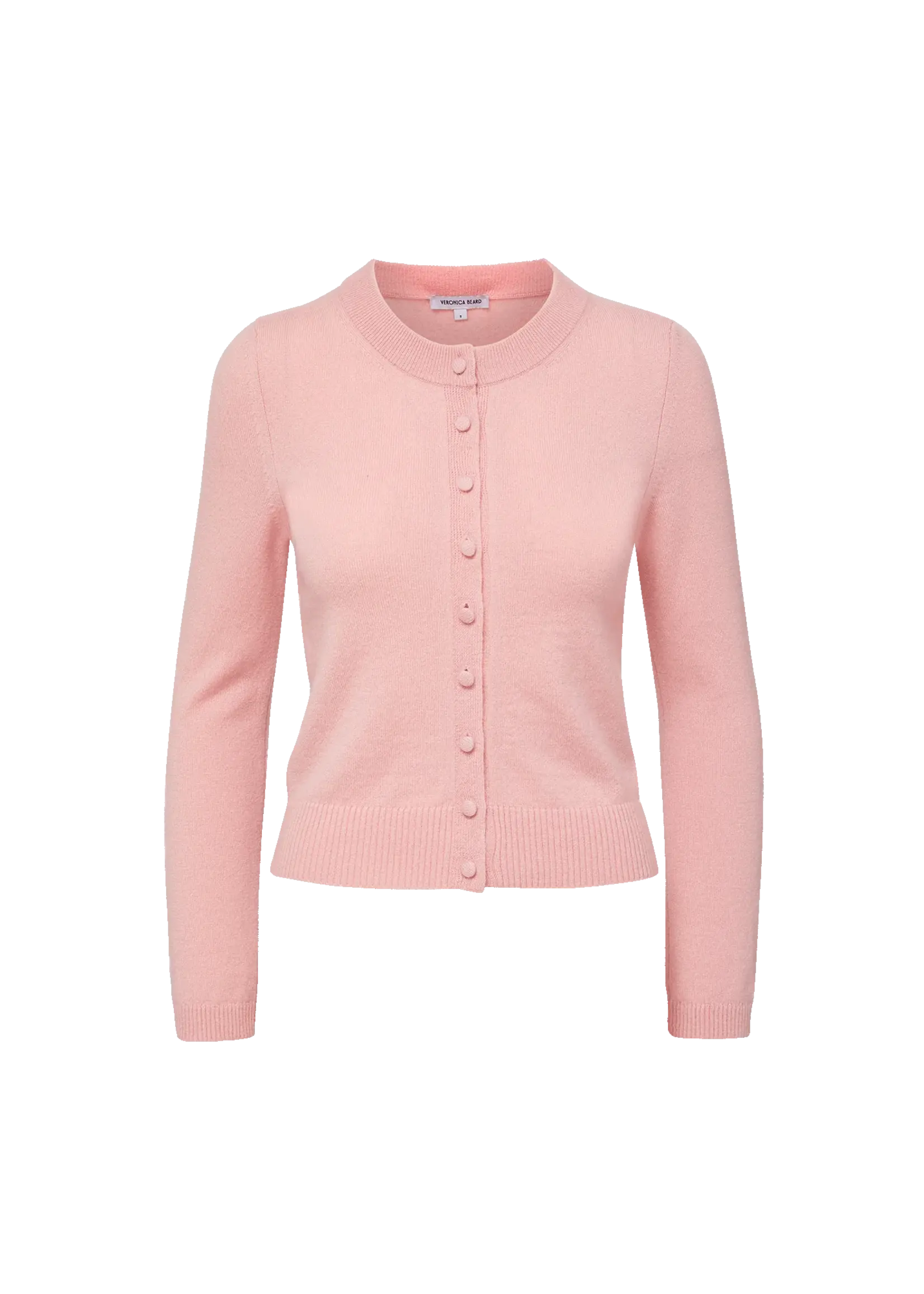 Veronica Beard Daro Cashmere Cardigan- Petal