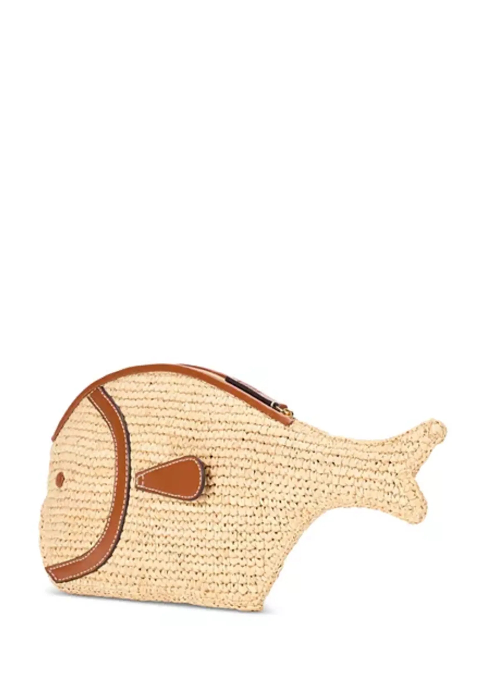 Staud Pesce Raffia Clutch