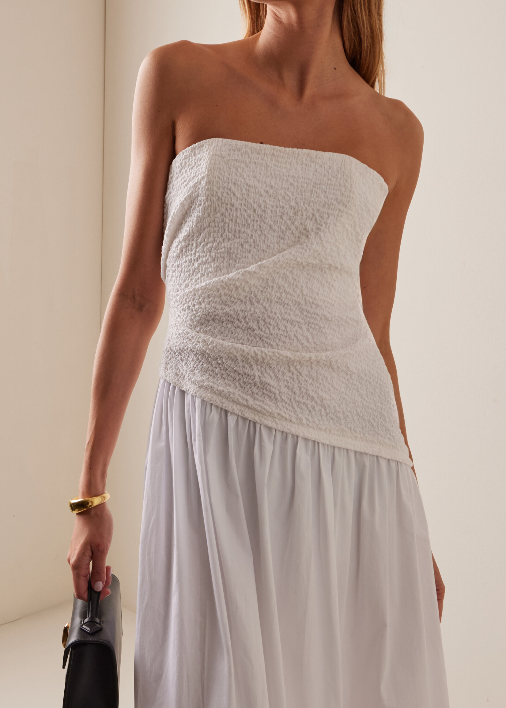 Staud Nia Dress- White