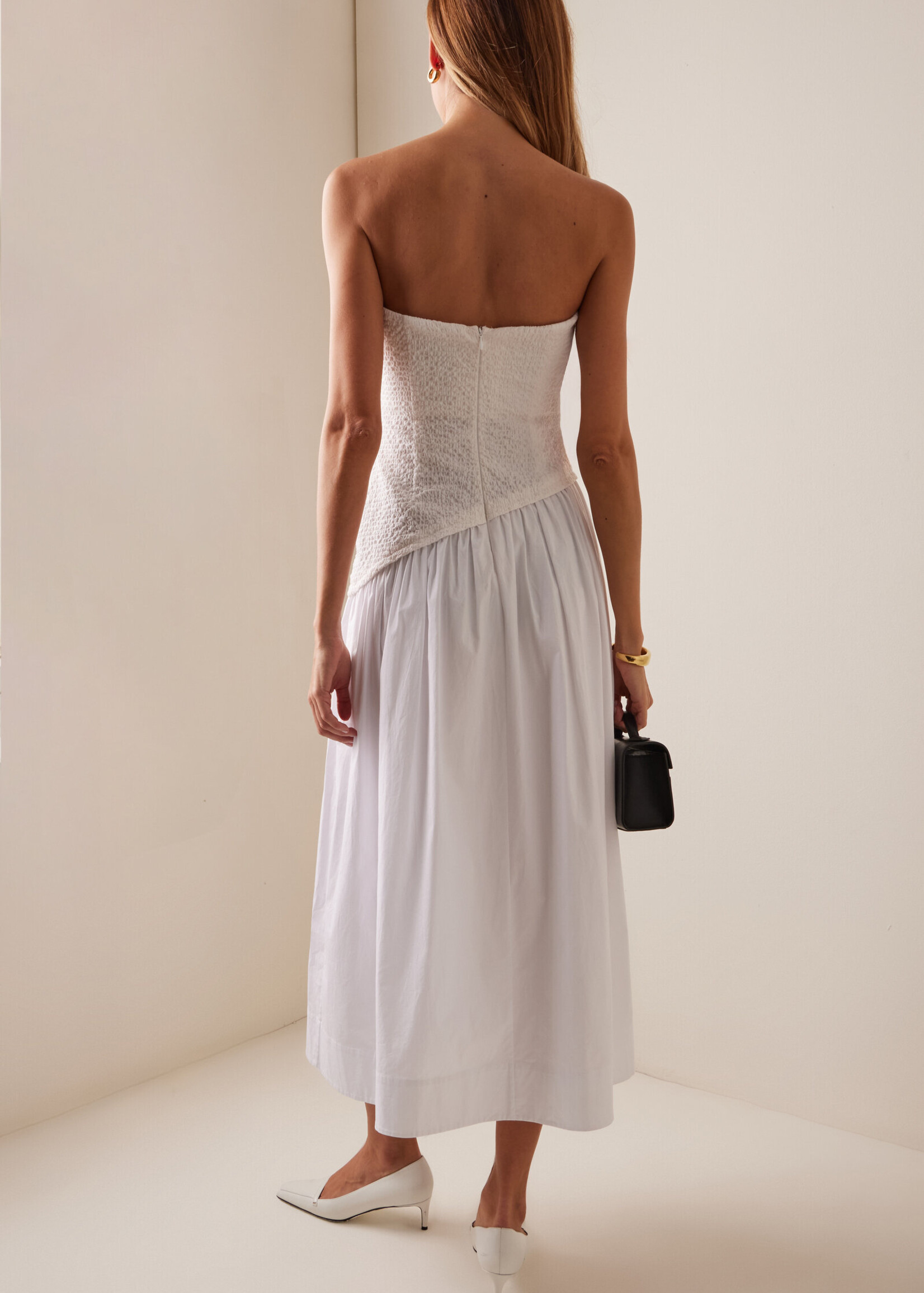 Staud Nia Dress- White