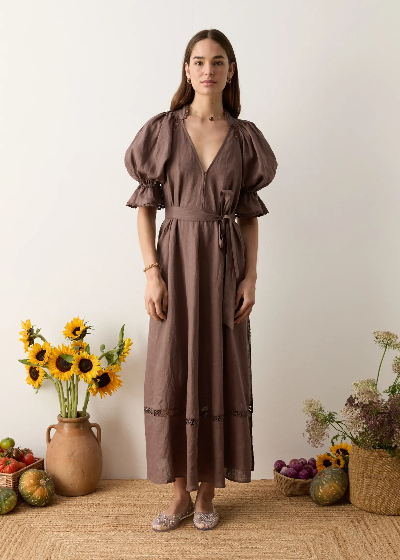 BOTEH Myra Smock Maxi Dress