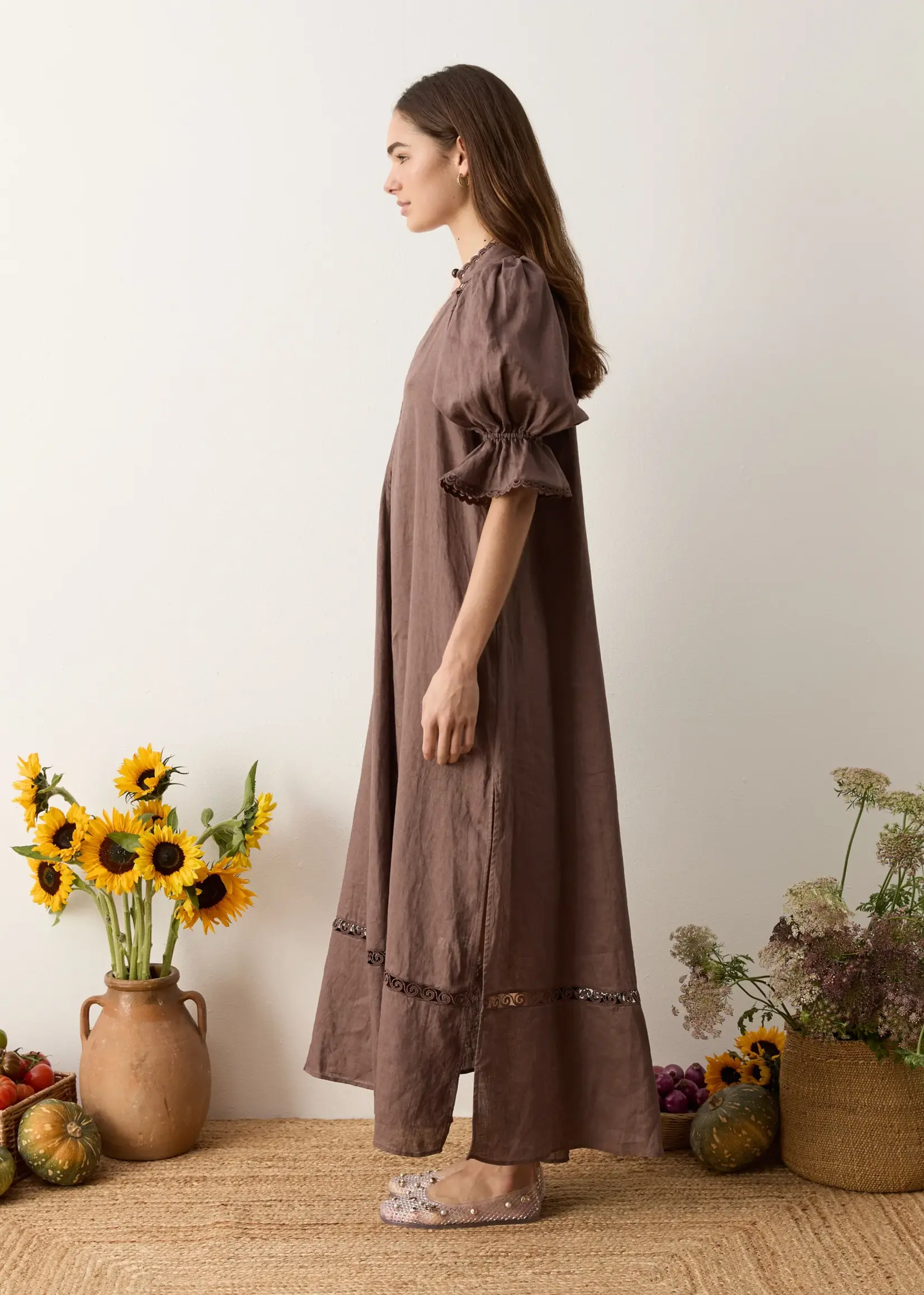 BOTEH Myra Smock Maxi Dress