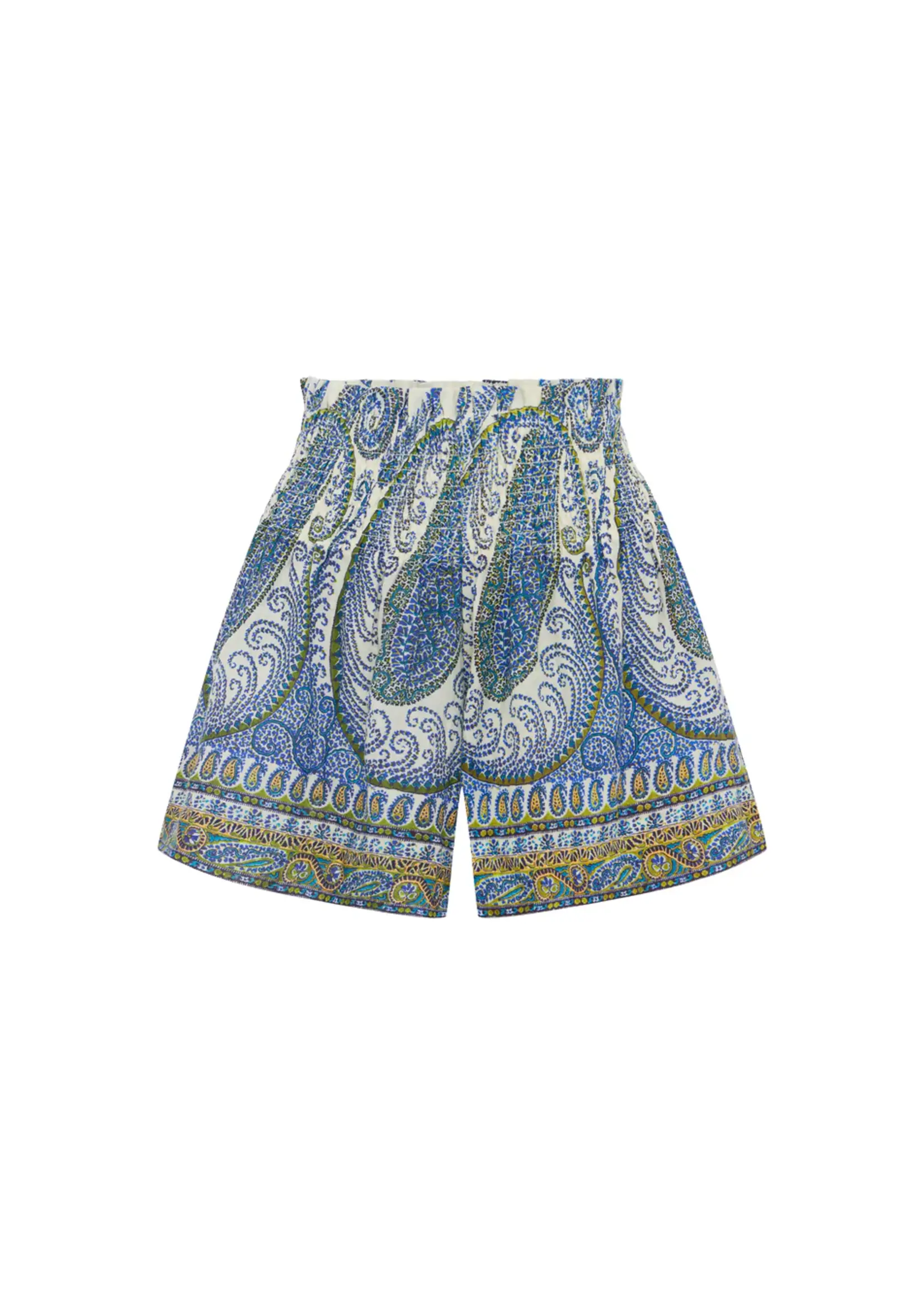 BOTEH Arcadia Paisley Shirred Waist Short