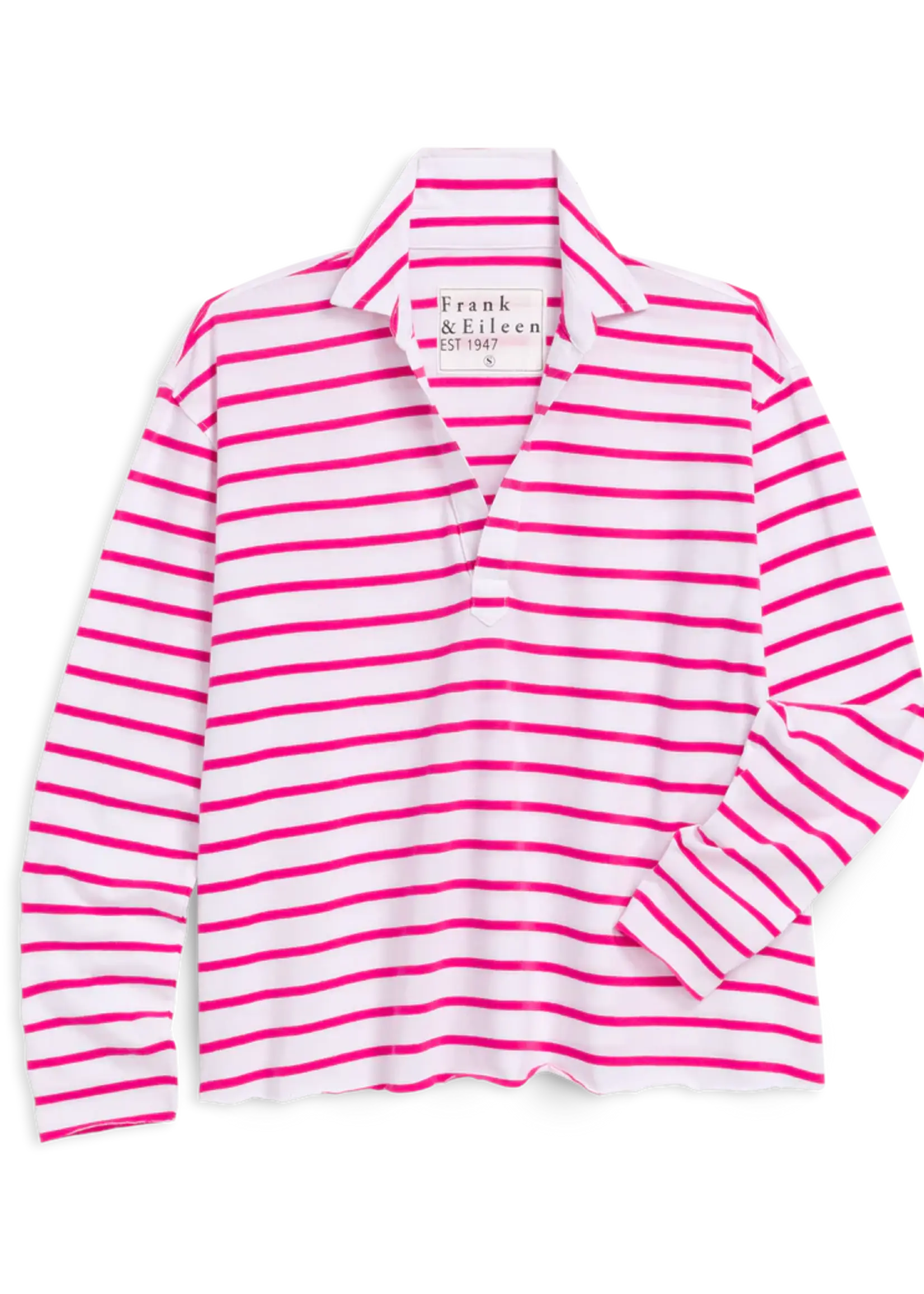 Frank & Eileen Patrick Popover Henley Heritage Jersey- Lotus Stripe LTST