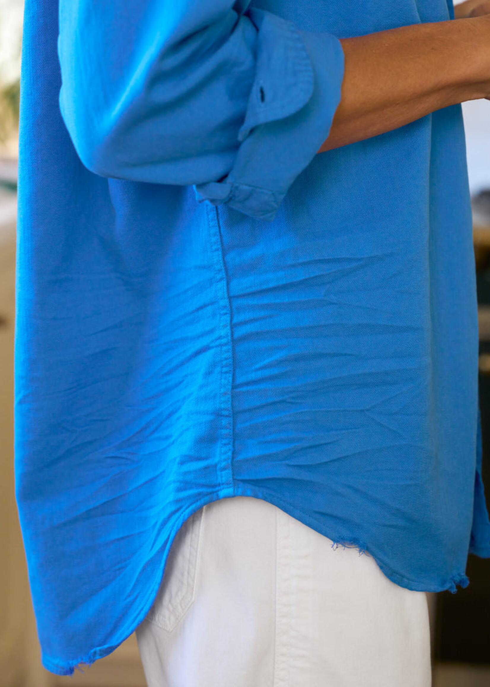 Frank & Eileen Eileen Relaxed Button Down- Lapis Color Denim LACD