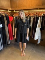 GANNI Future Soft Rigid Denim Mini Dress