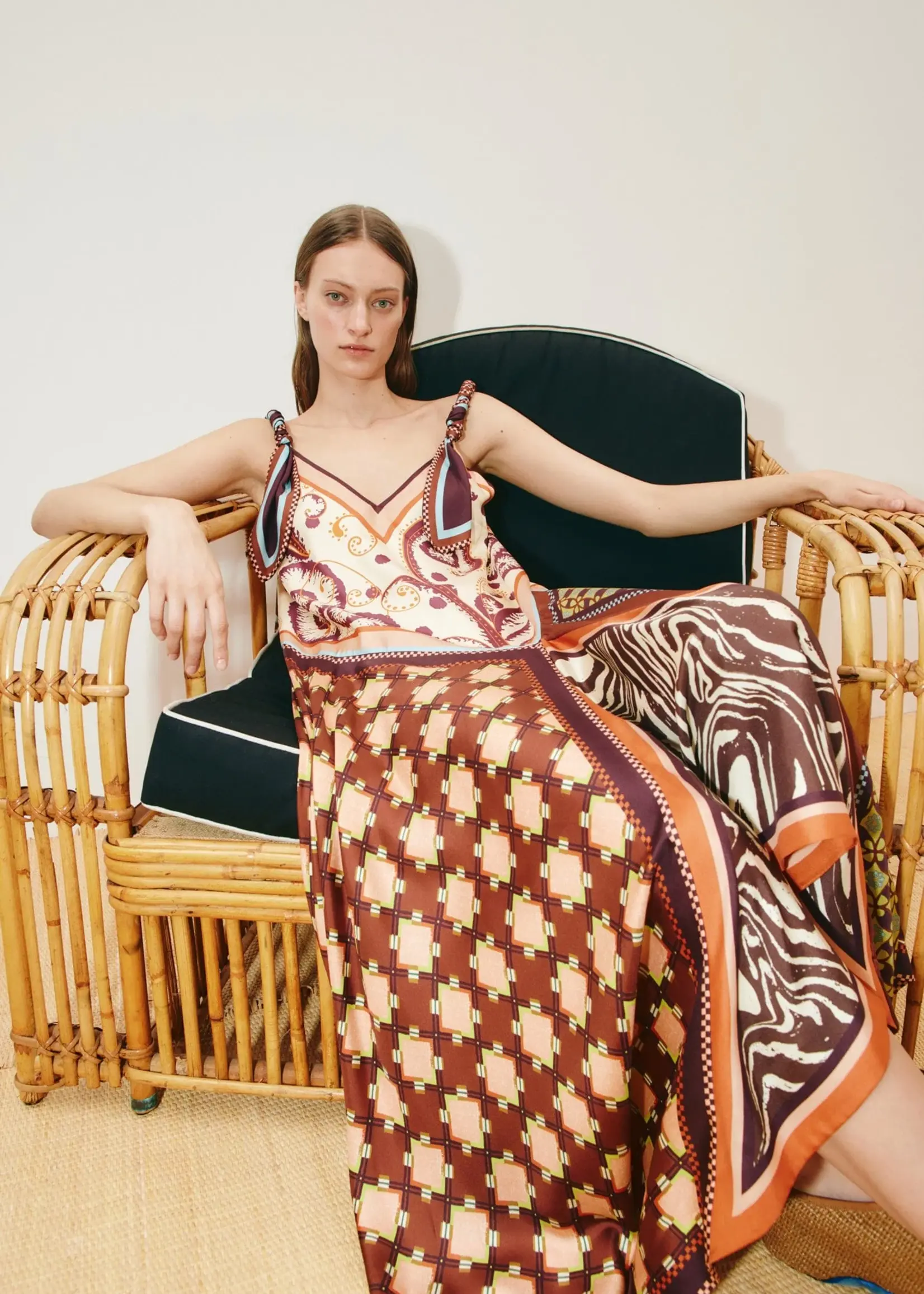 Alemais Wilson Silk Midi Dress