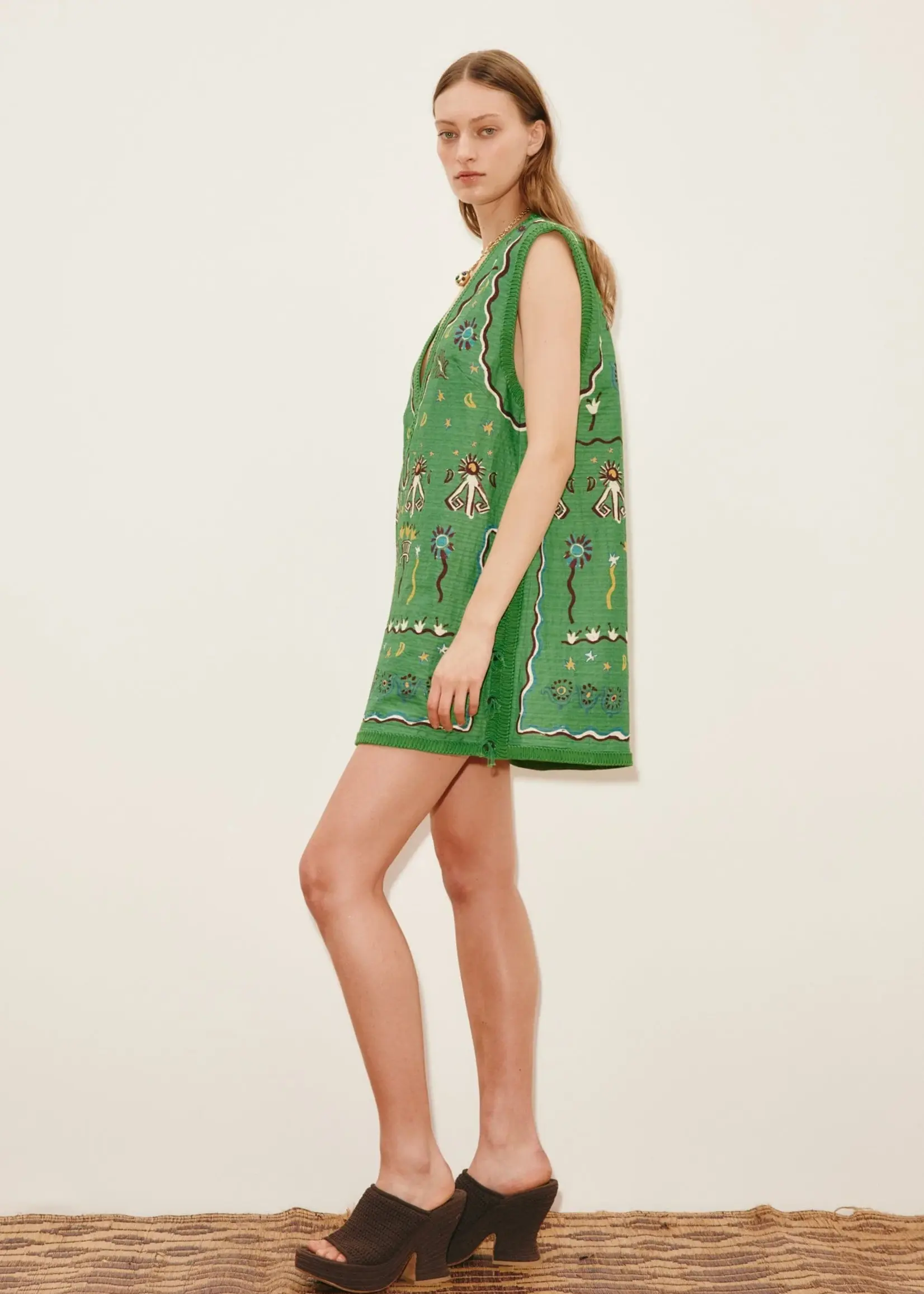 Alemais Sun Dancer Mini Dress