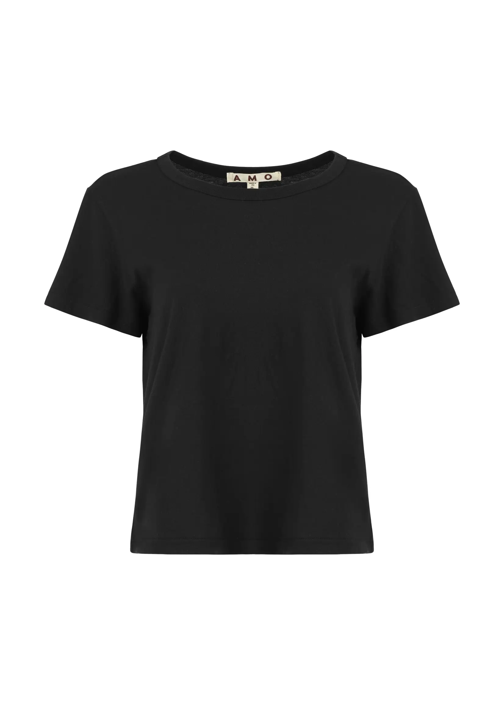 A M O Lovey Tee- Black