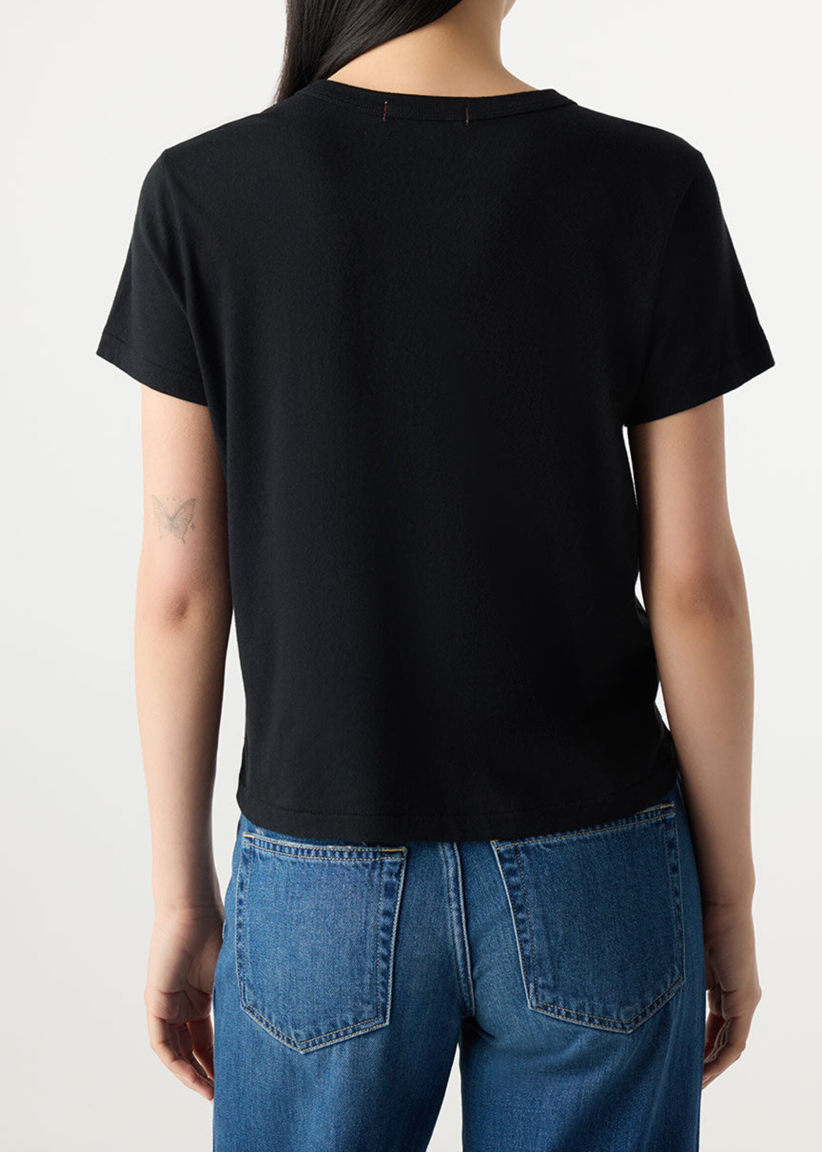 A M O Lovey Tee- Black