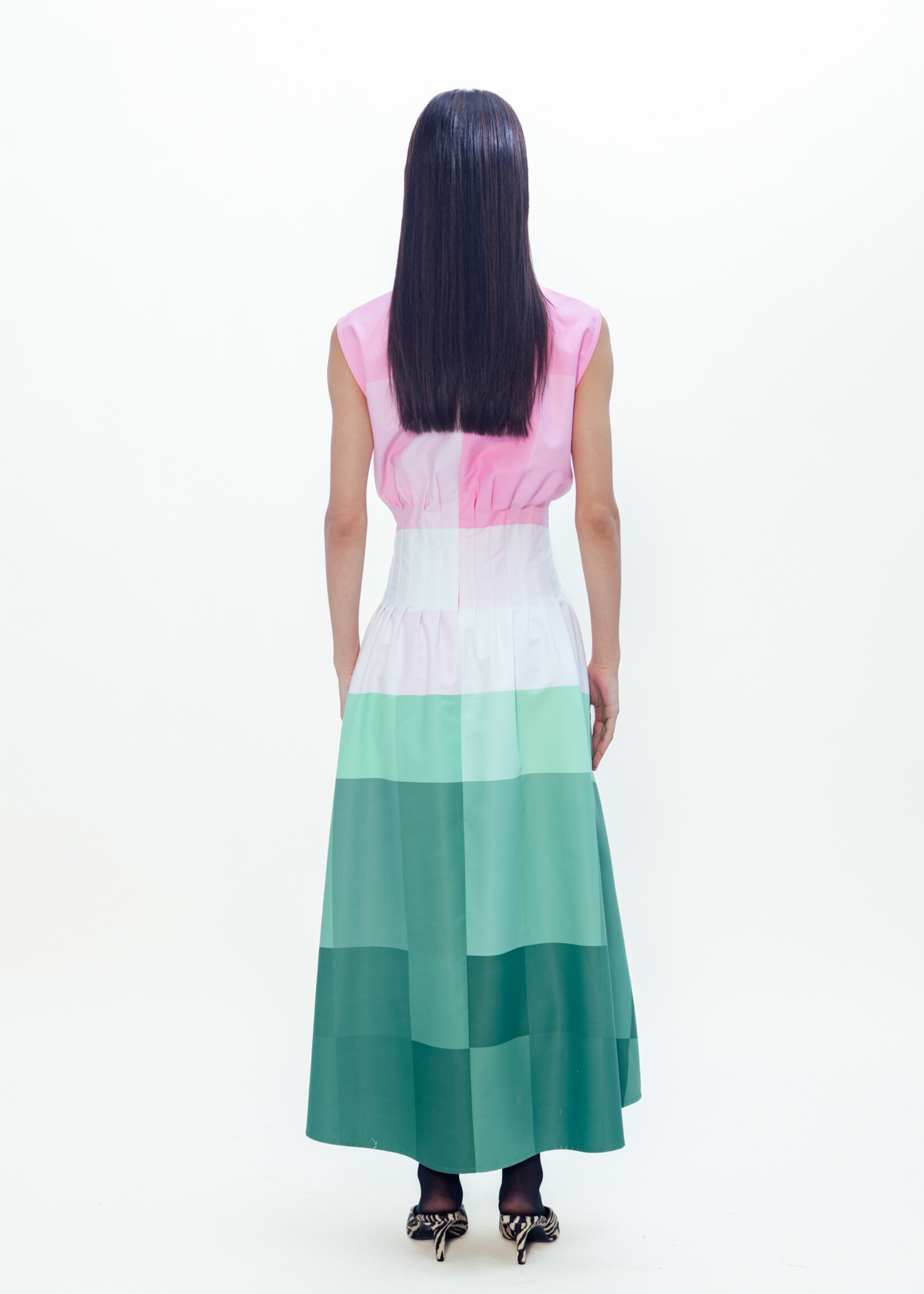 Lovebirds Caelis Dress 04- Pink Gradient Multi