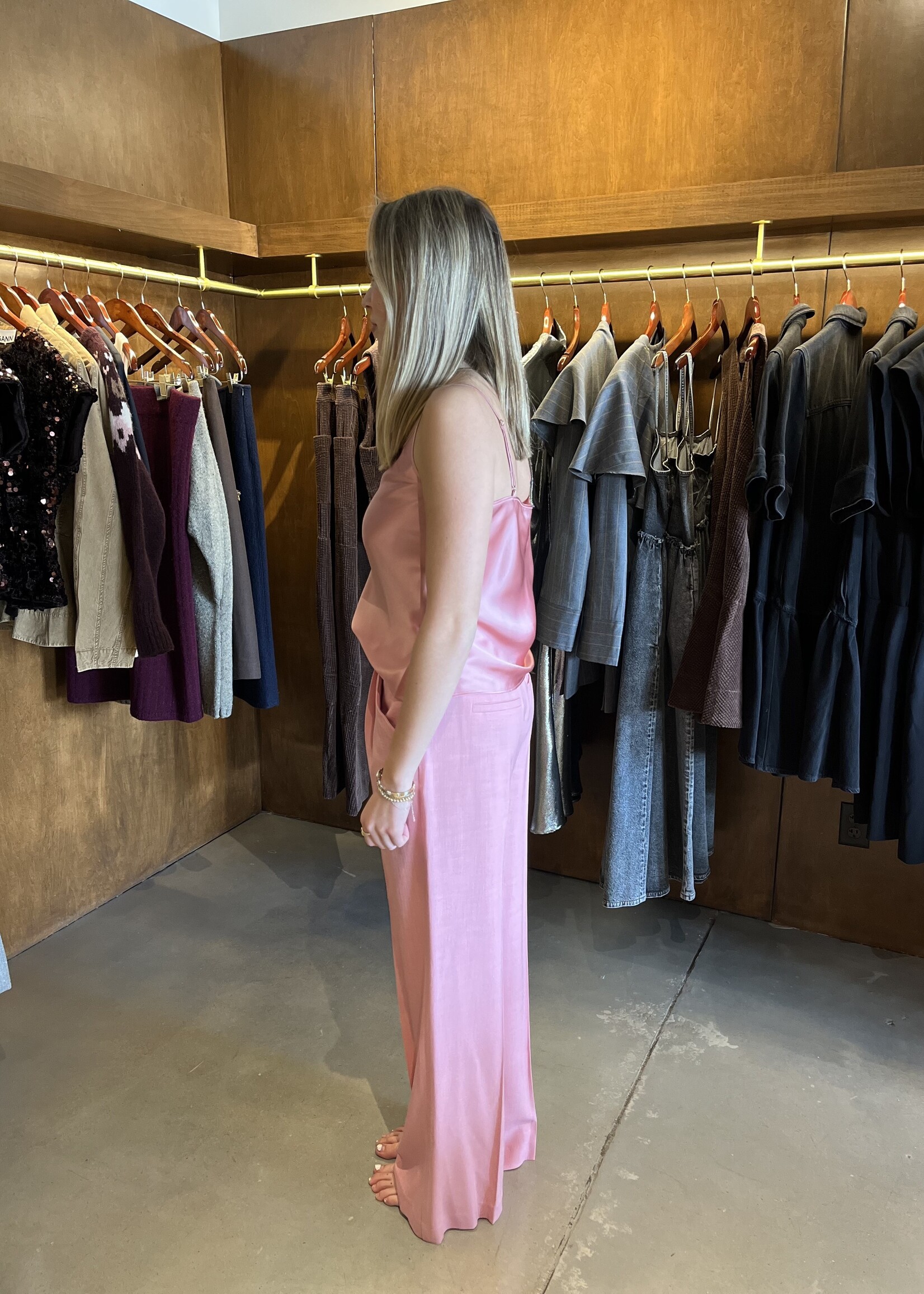 Veronica Beard Marbeau Pant- Petal