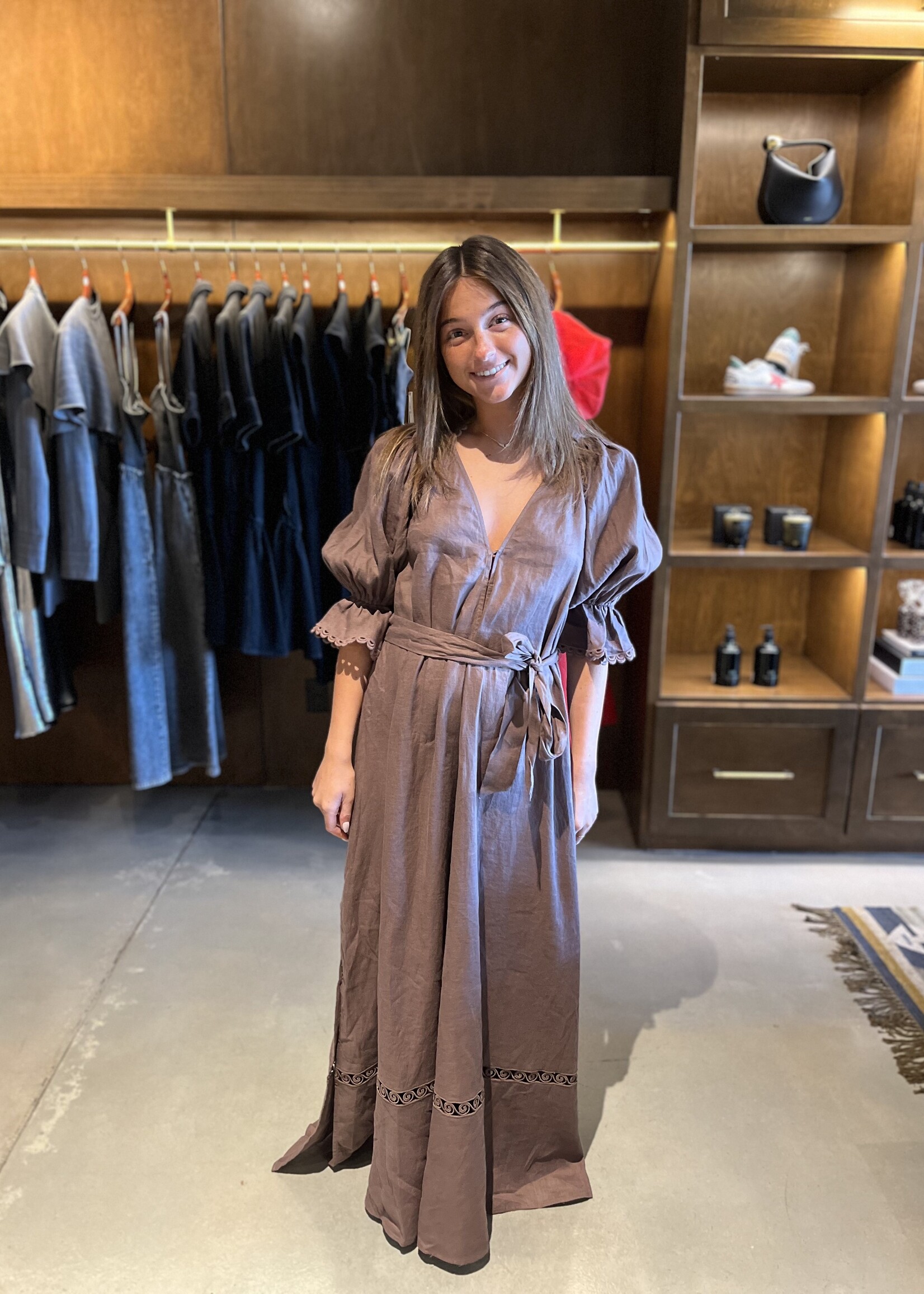 BOTEH Myra Smock Maxi Dress
