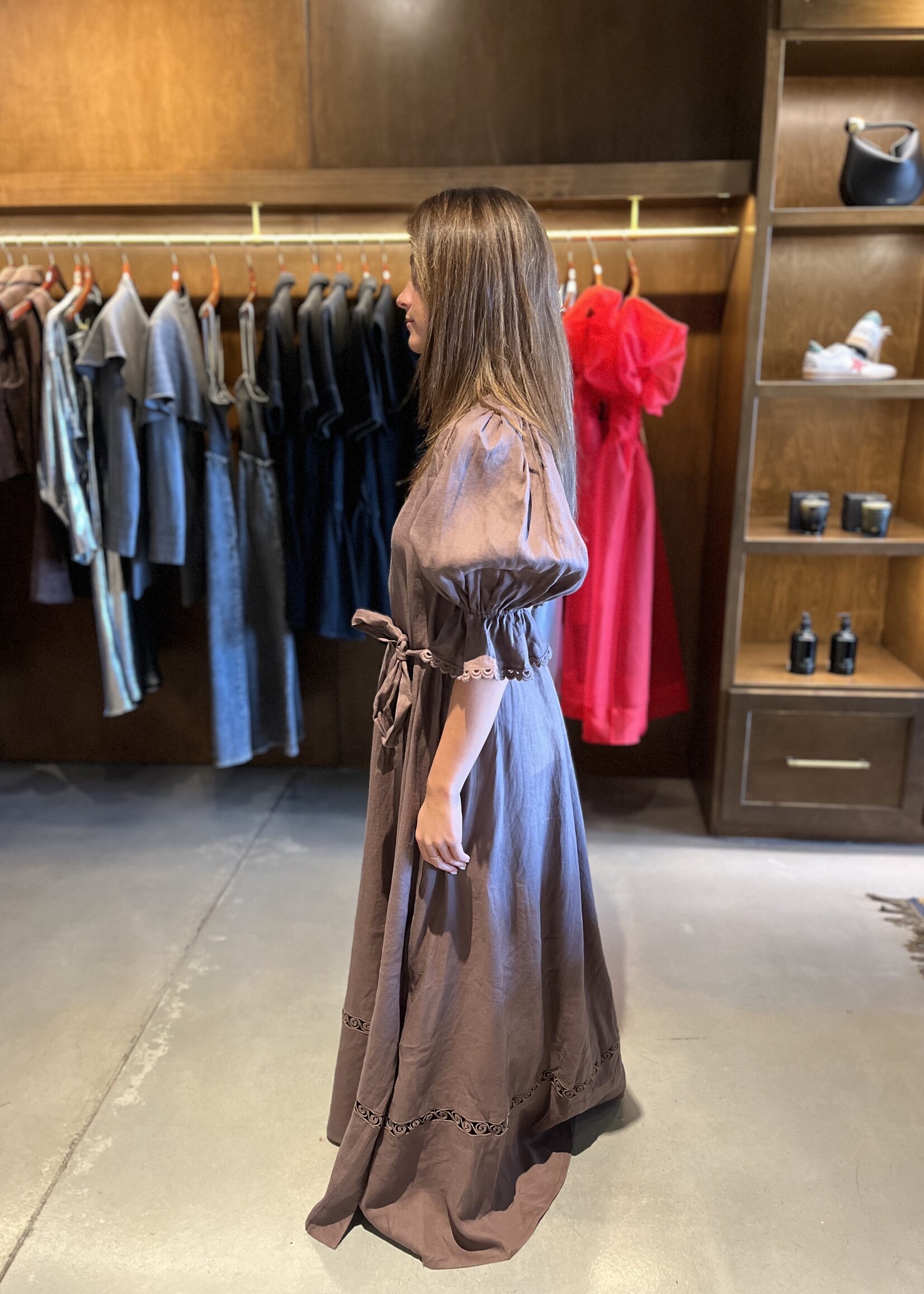 BOTEH Myra Smock Maxi Dress