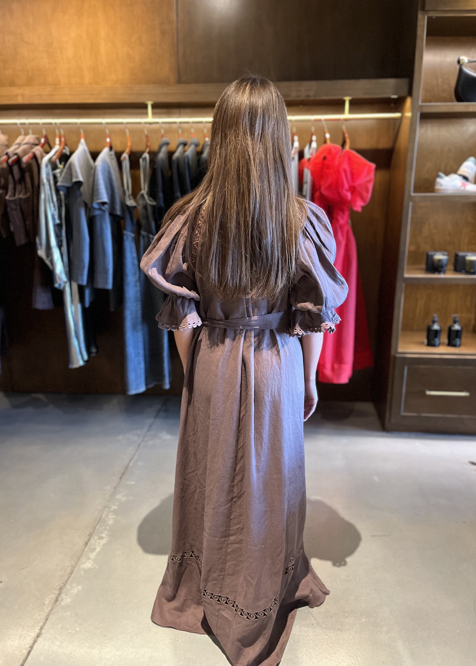 BOTEH Myra Smock Maxi Dress