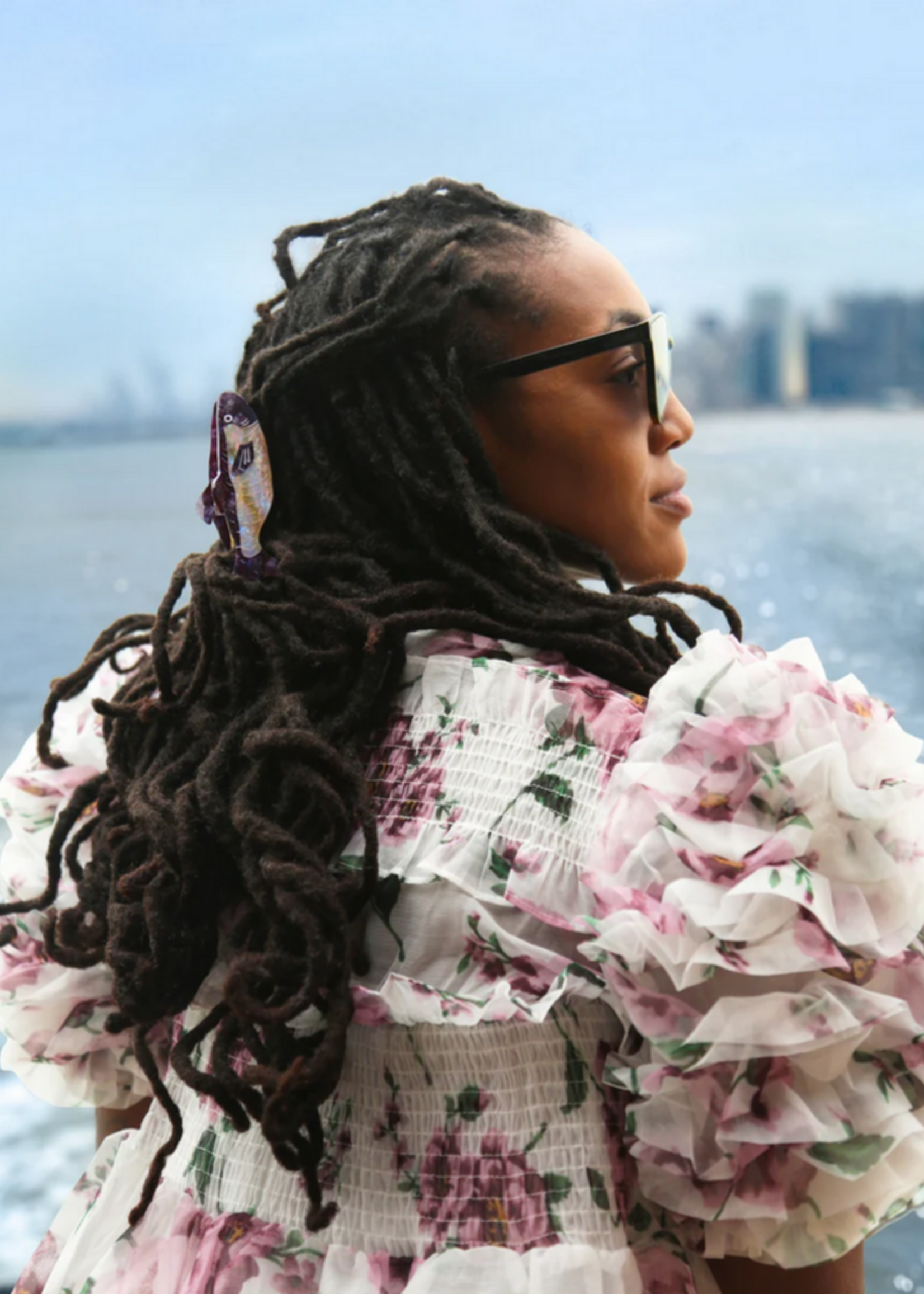 Solar Eclipse Wild Sardine Claw Hair Clip