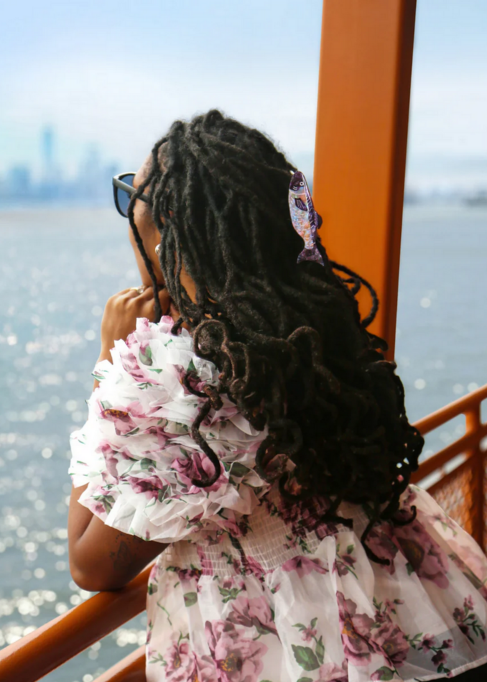 Solar Eclipse Wild Sardine Claw Hair Clip