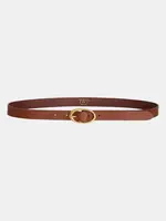 TWP Narrow Belt- Cognac