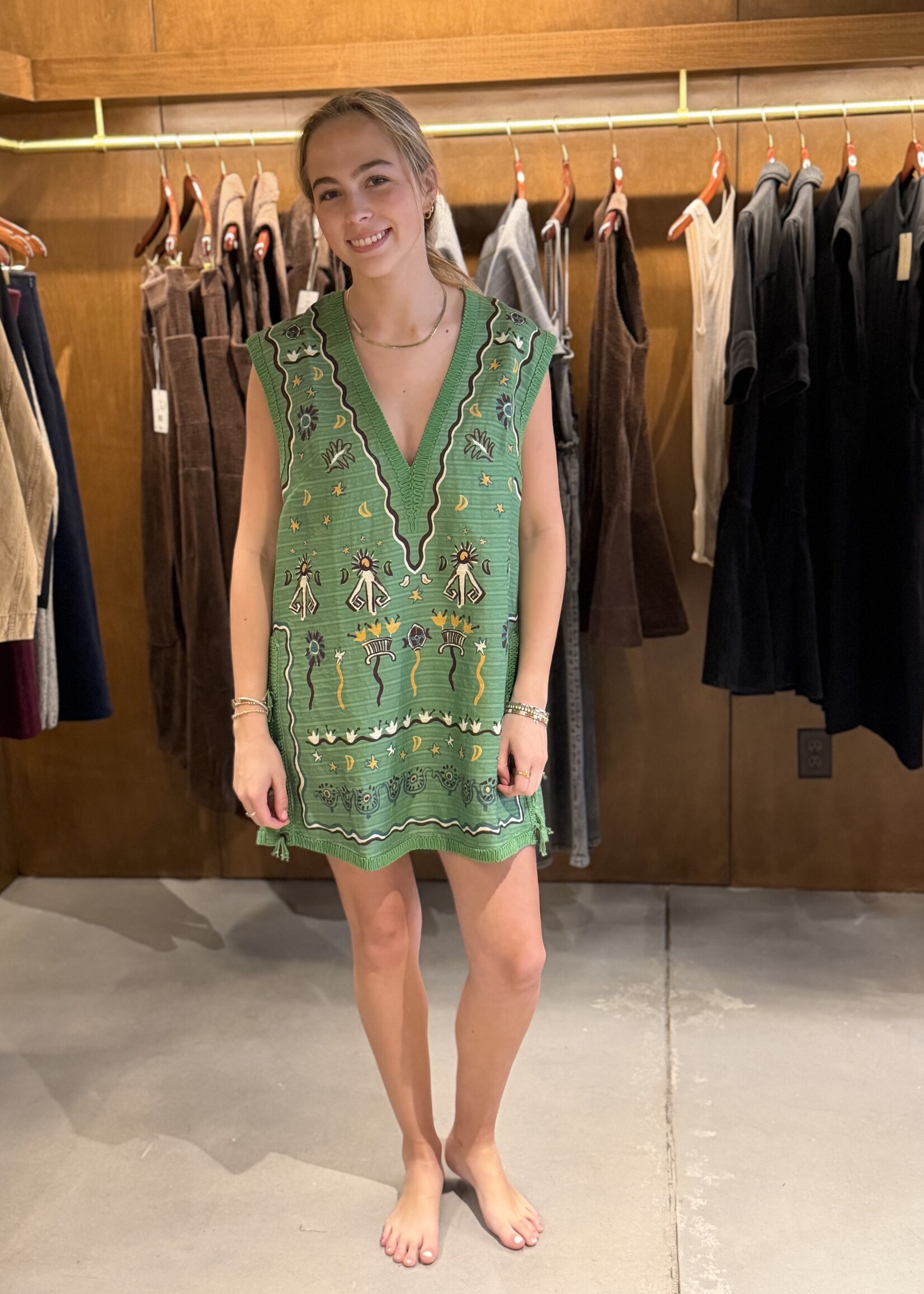 Alemais Sun Dancer Mini Dress