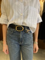 TWP Wide Belt- Midnight