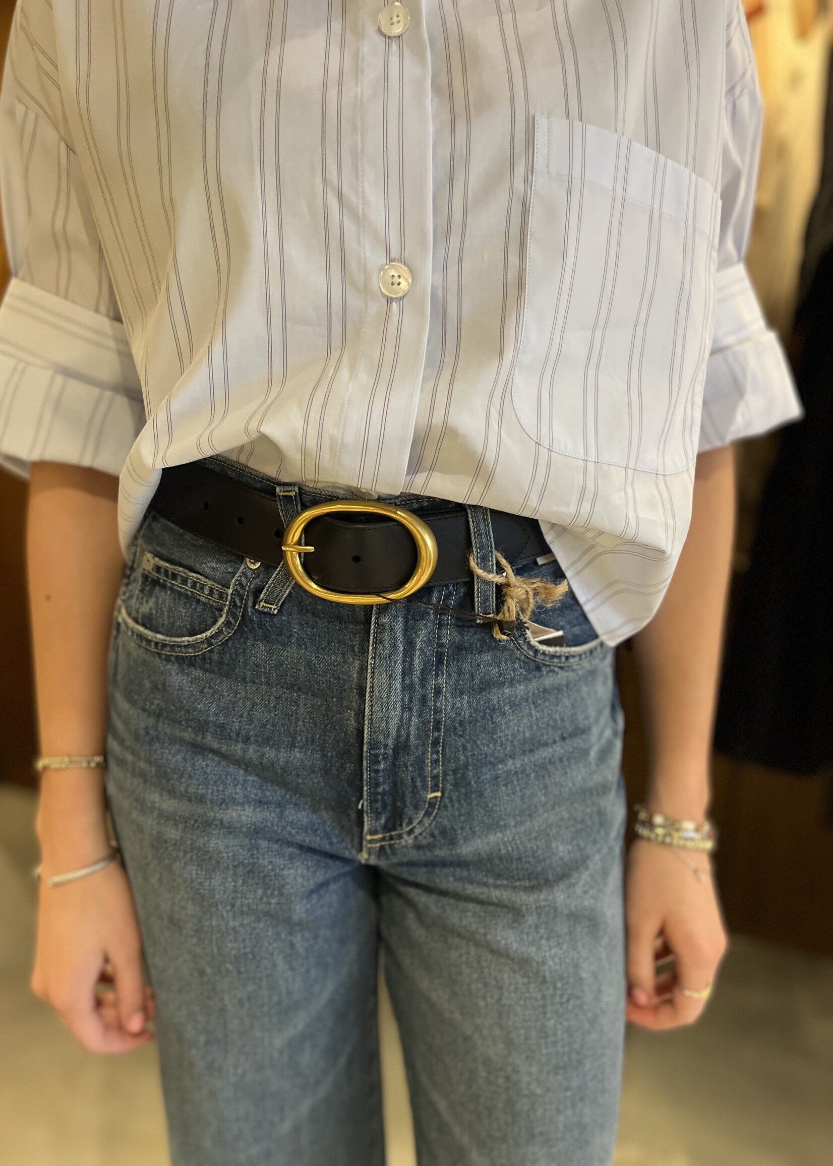 TWP Wide Belt- Midnight