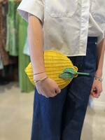 Serpui Mediterranean Sicilian Lemon Wicker Purse