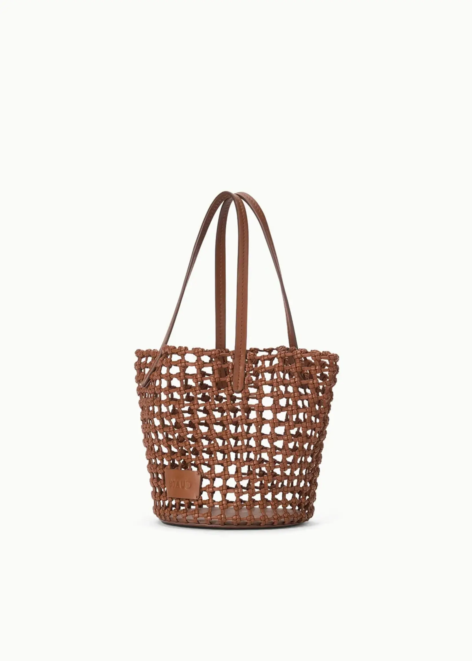 Staud Caro Bucket Bag- Tan Woven