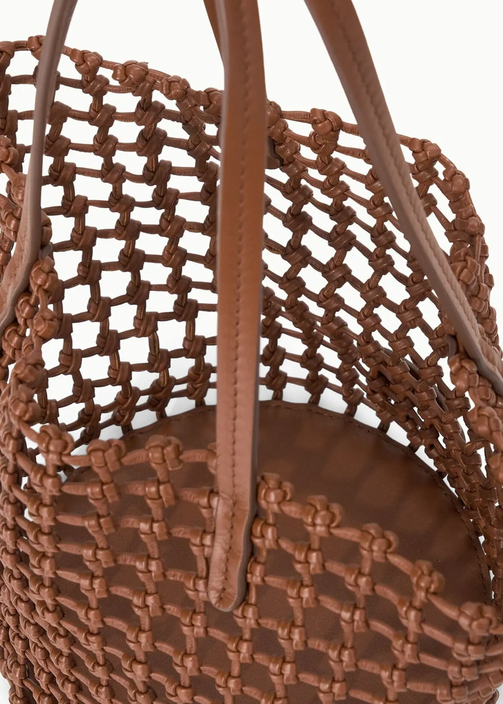 Staud Caro Bucket Bag- Tan Woven