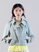 Cropped Double-Breasted Blazer