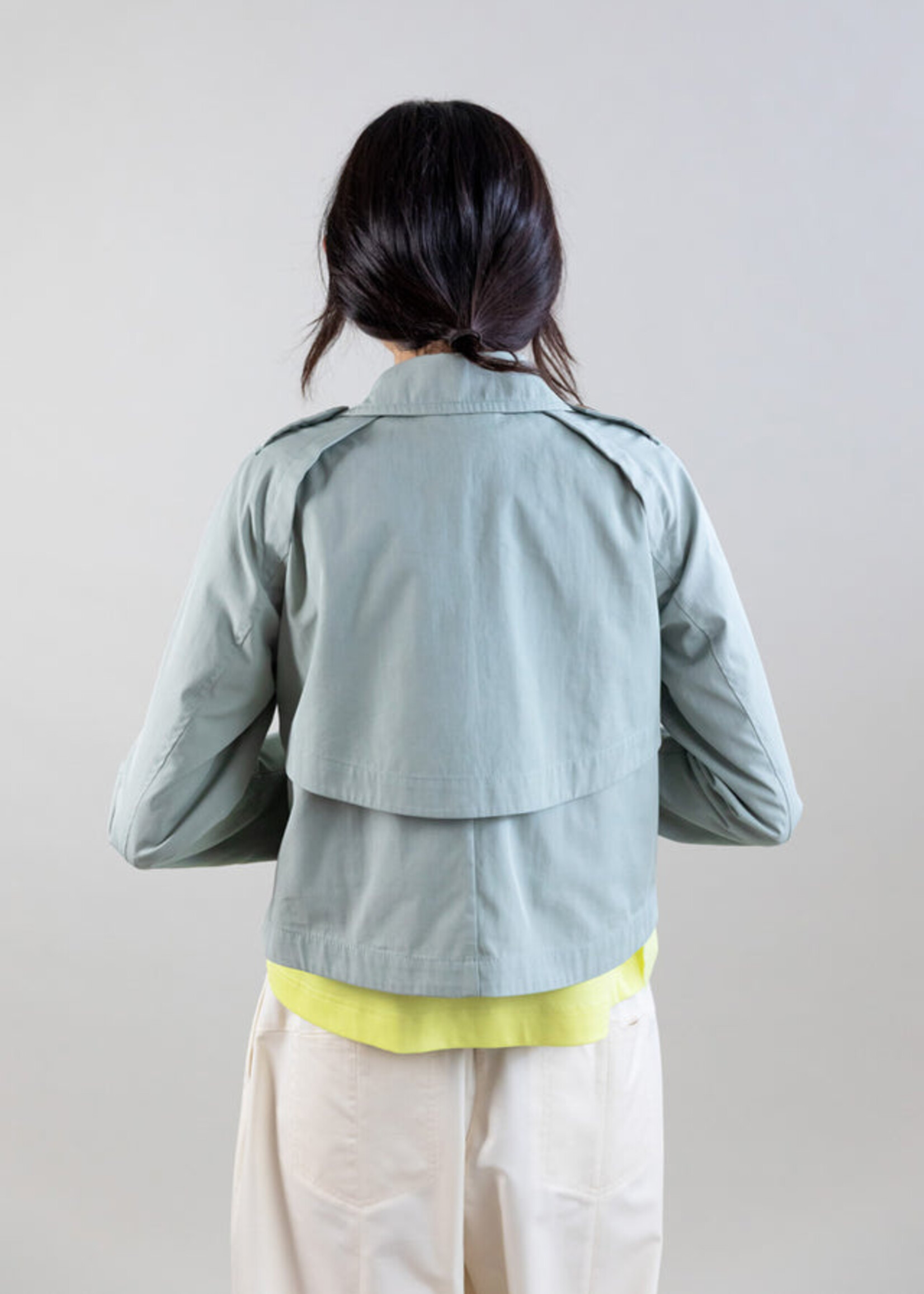 Cropped Double-Breasted Blazer