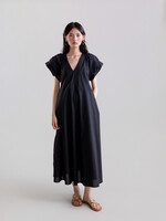 V-Neck Black Dress