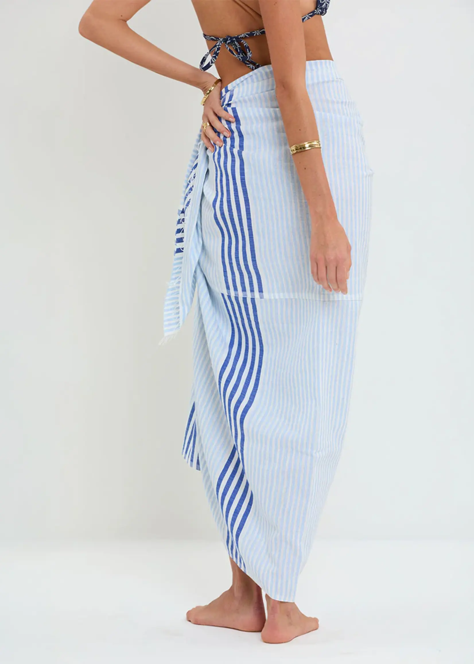 Talaki Sarong- Shemizi Blue