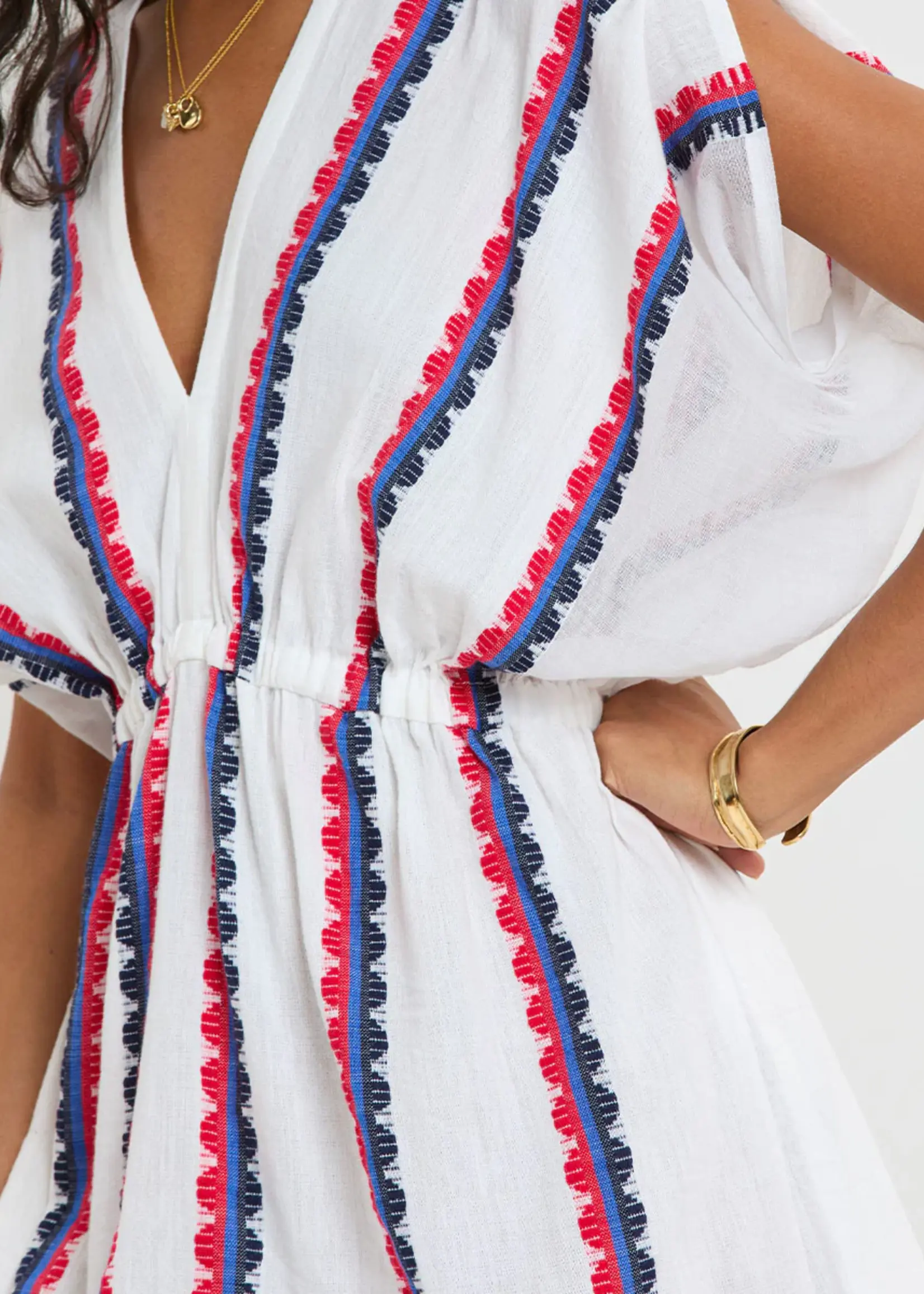 Alem Plunge Dress- Kibebi Marine