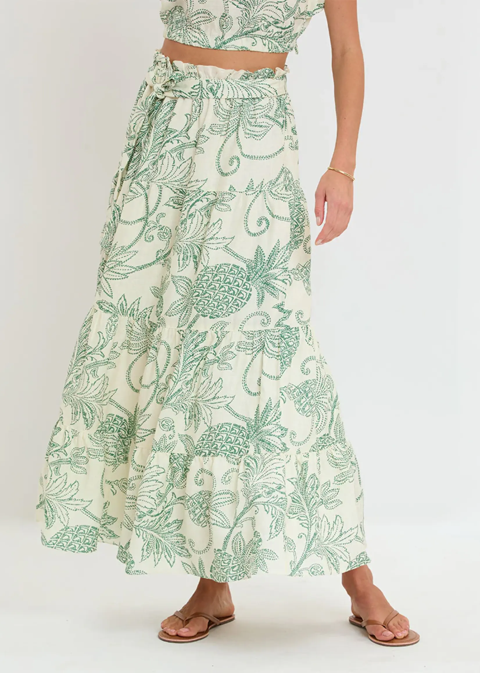 Sanaa Skirt- Mokata Green