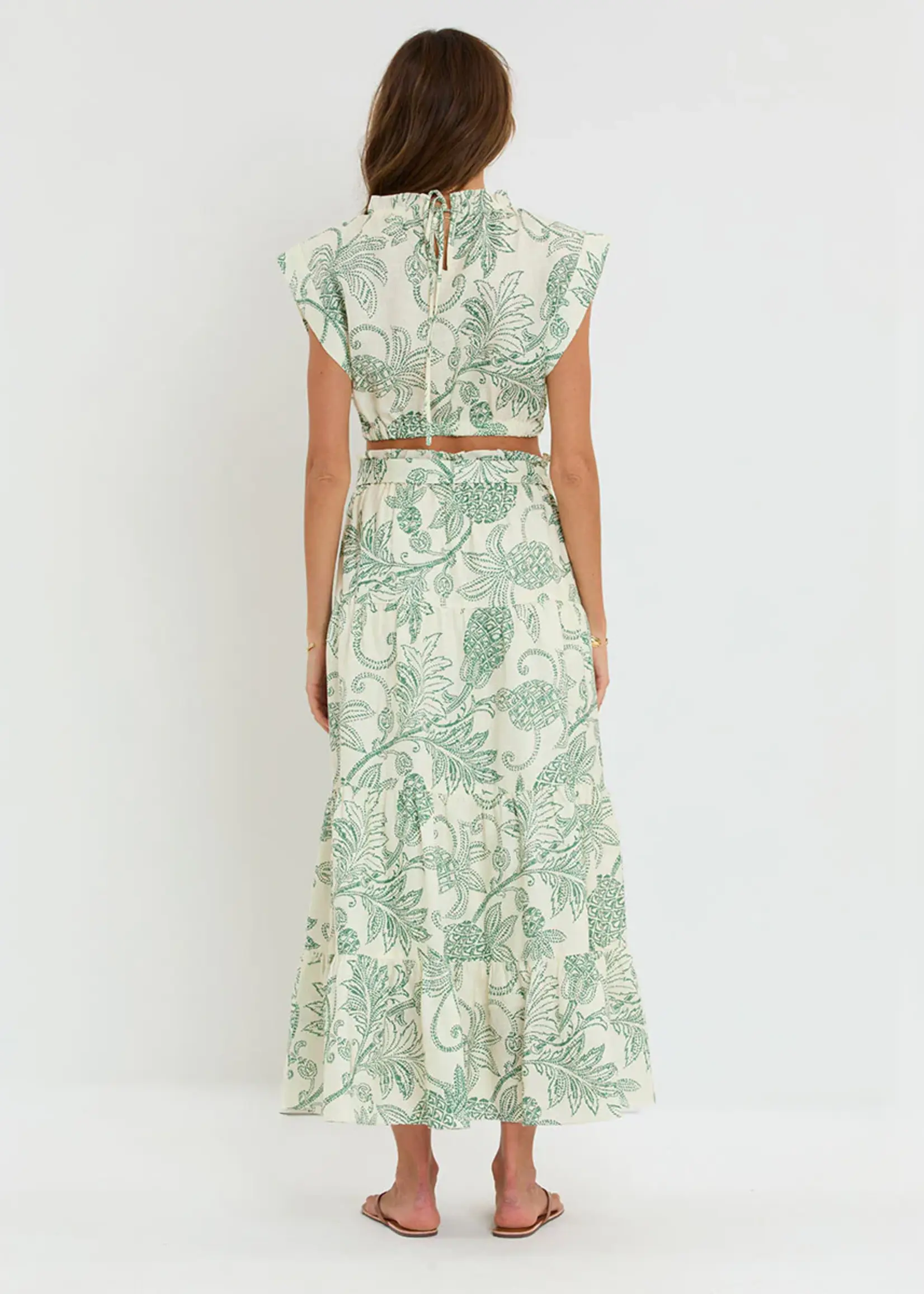 Sanaa Skirt- Mokata Green