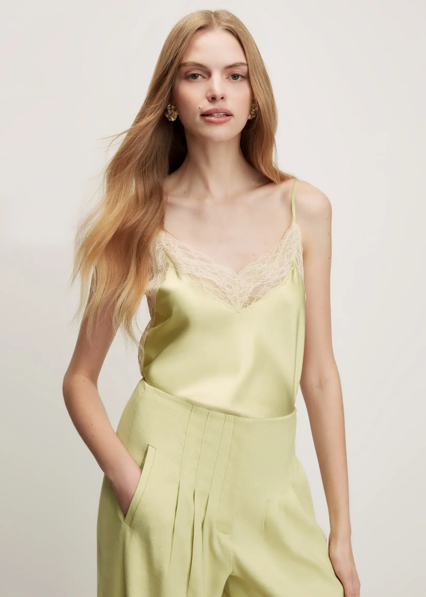 Veronica Beard Johanan Stretch-Silk Camisole