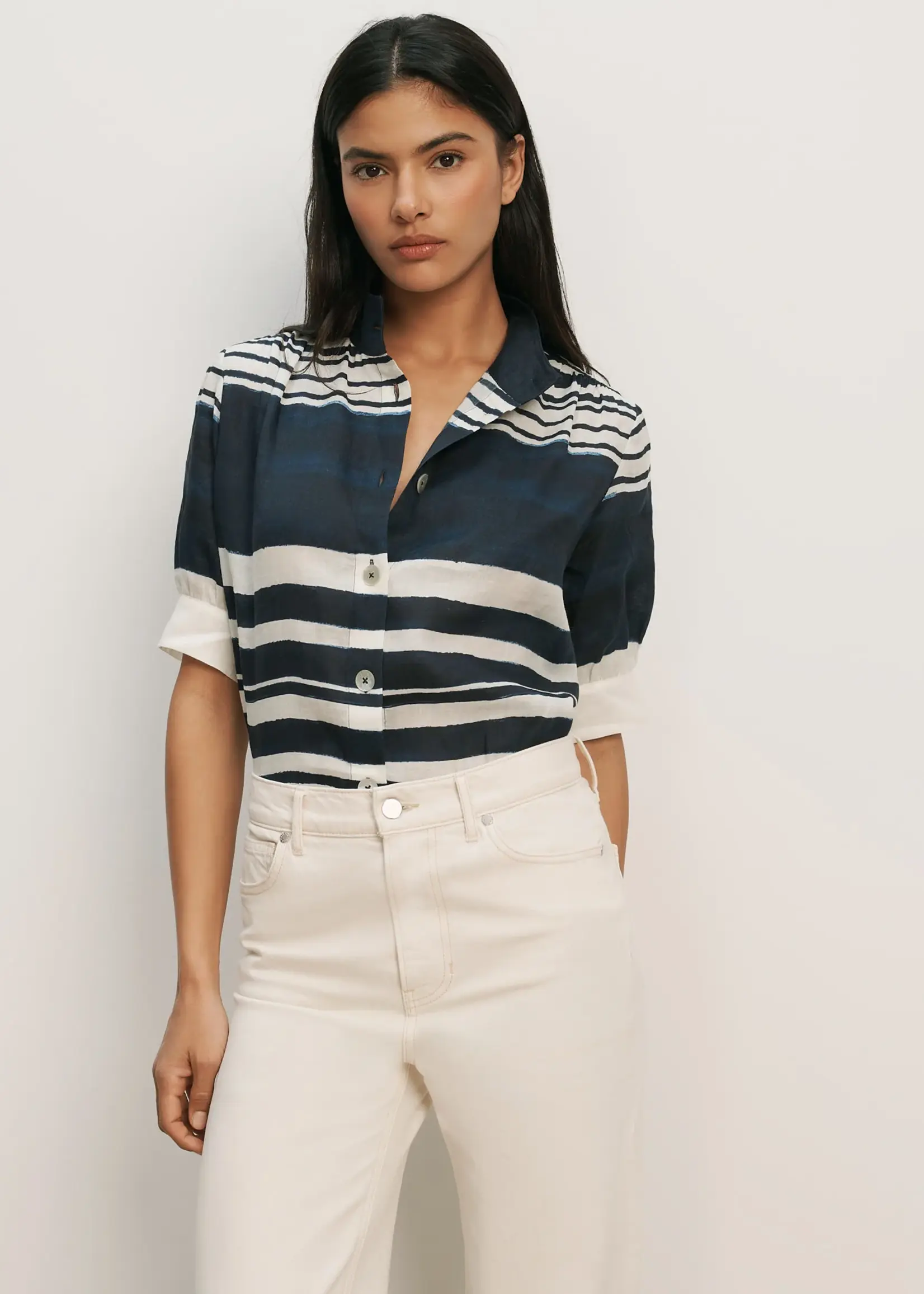Veronica Beard Hollandale Button-Down Shirt