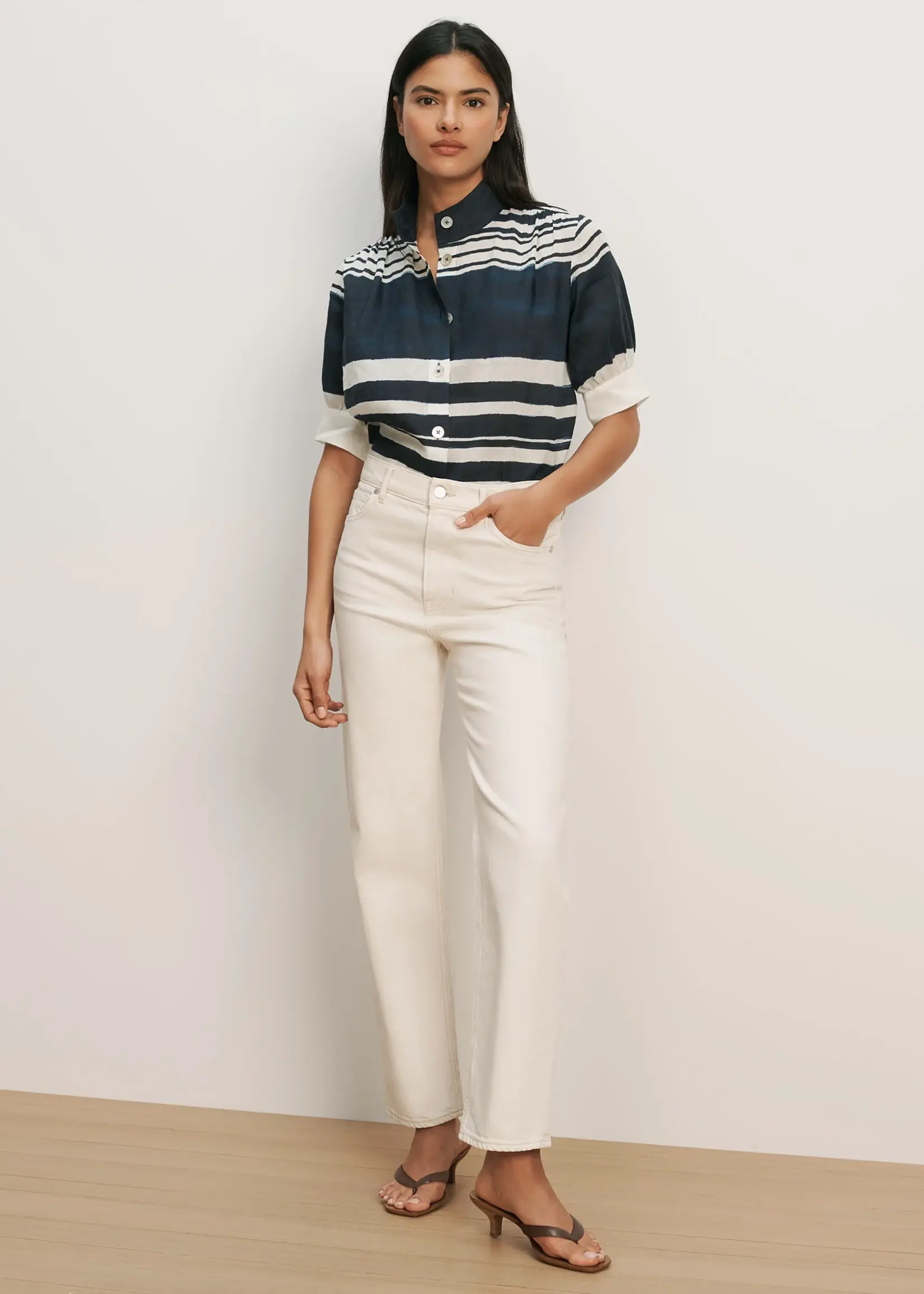 Veronica Beard Hollandale Button-Down Shirt