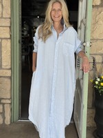 Frank & Eileen Megan One-Size Maxi Shirtdress