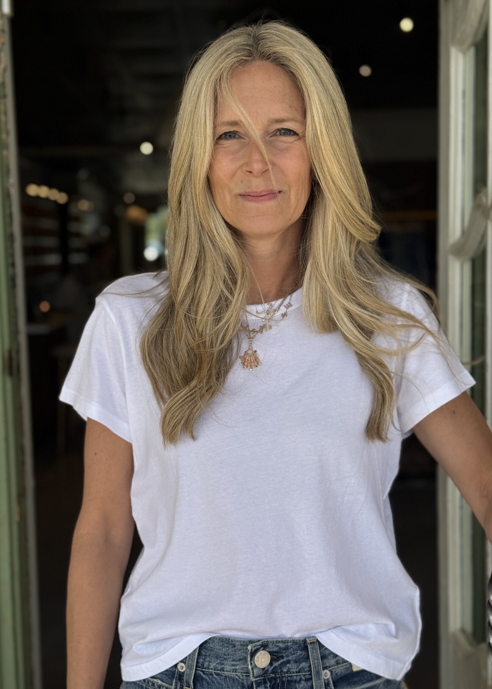 A M O Lovey Tee- White