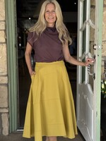 Tela Papaya Sheer Top- Plum