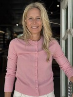 Veronica Beard Daro Cashmere Cardigan- Petal