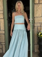 Staud Procida Skirt- Pool Stripe