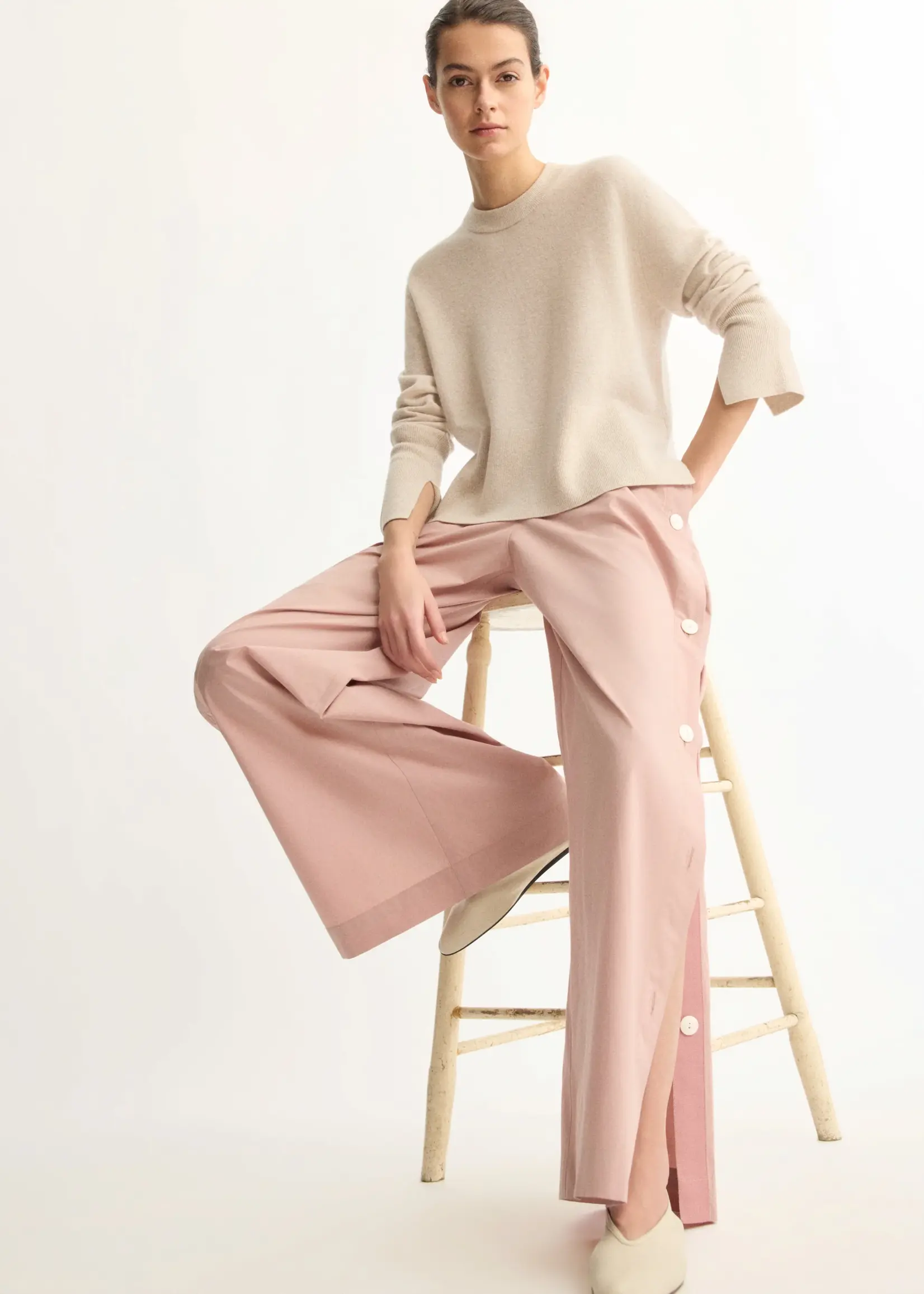 Arlo Mott Baxter Side Button Pants