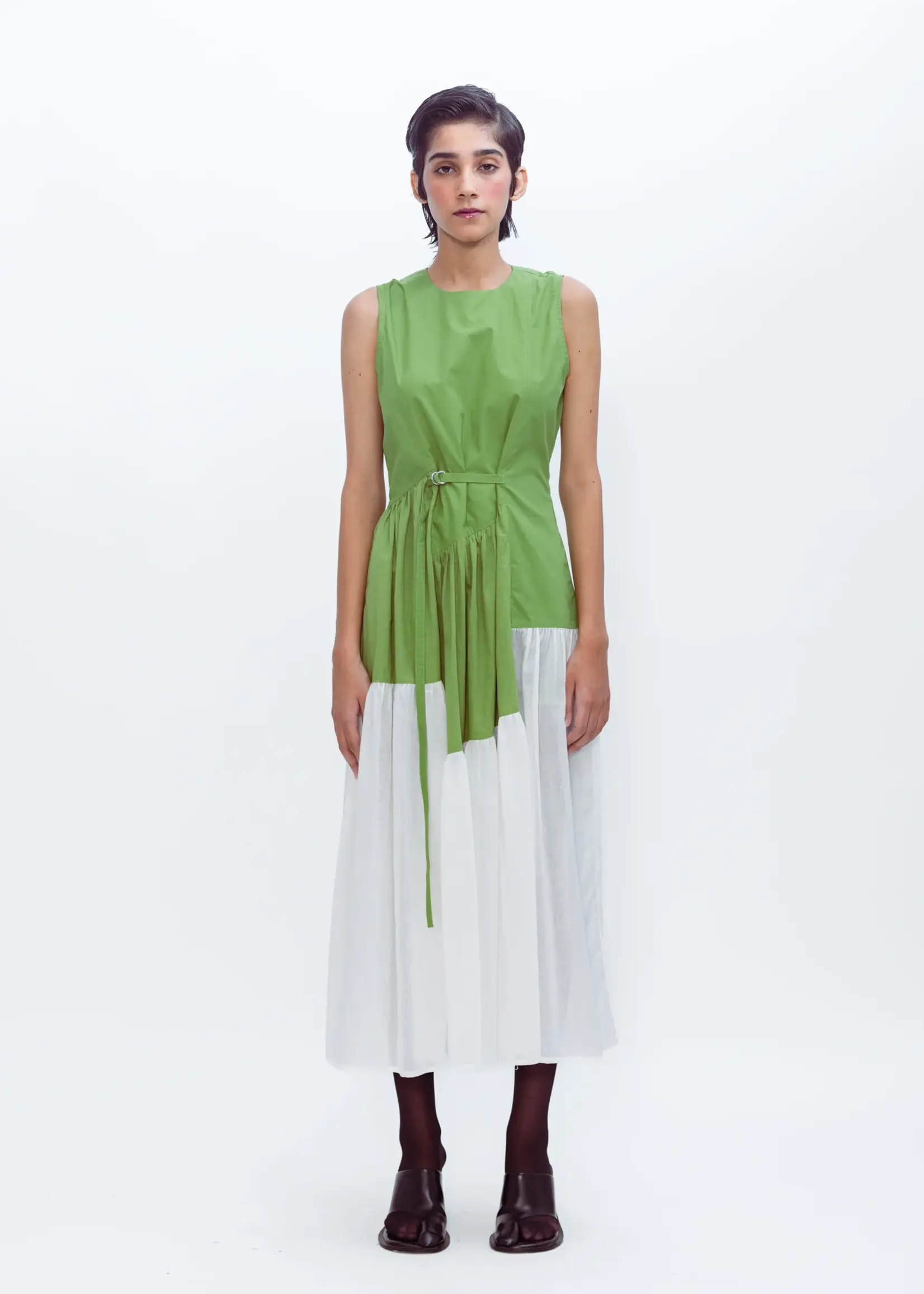 Lovebirds Shadow Saffron Dress