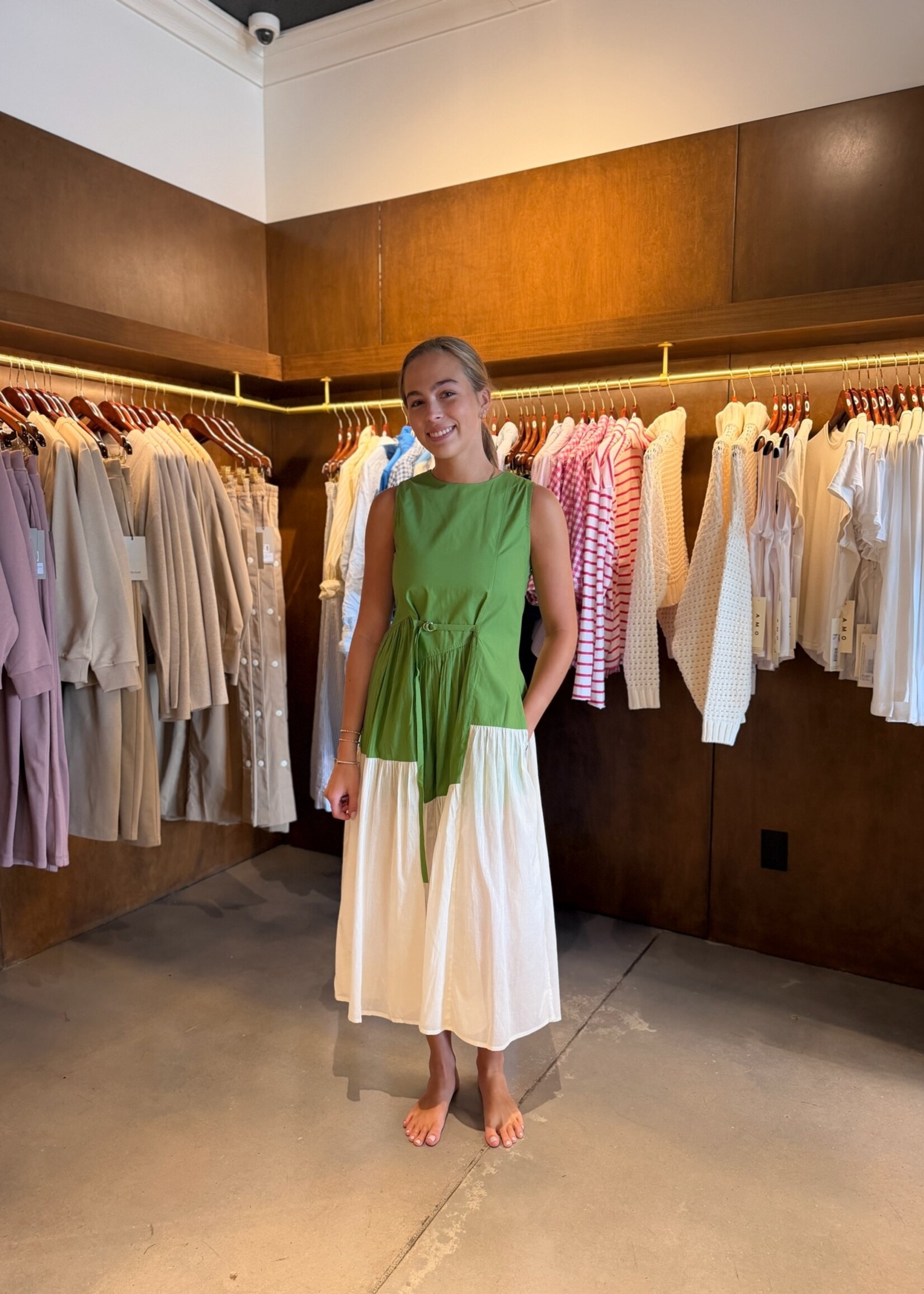 Lovebirds Shadow Saffron Dress