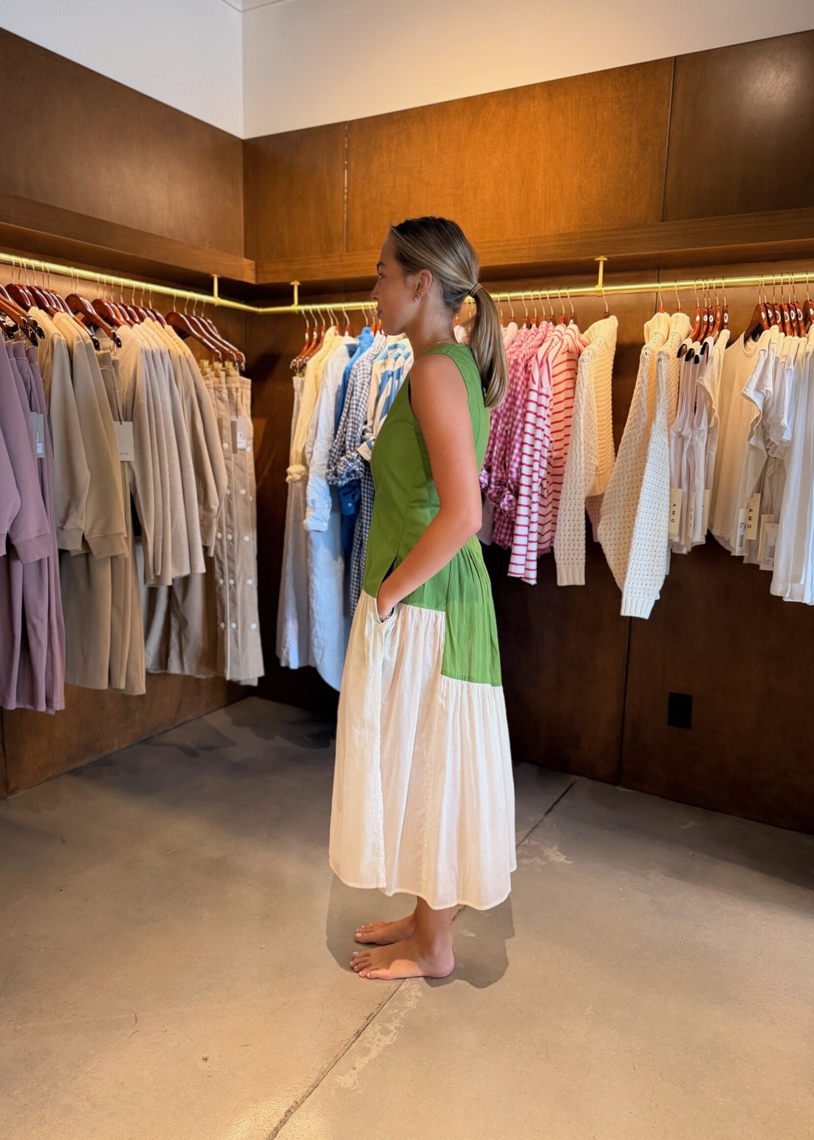 Lovebirds Shadow Saffron Dress