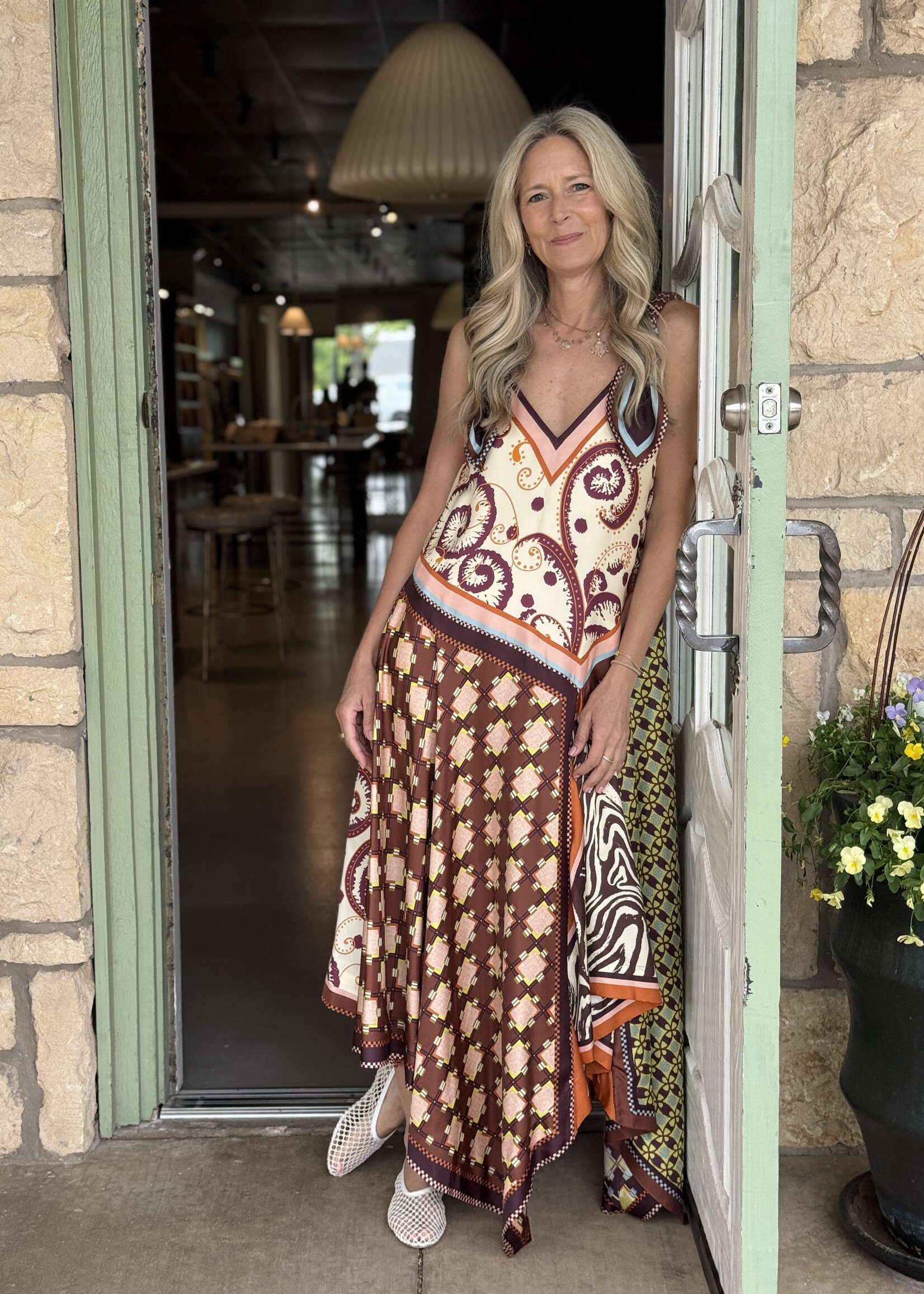 Alemais Wilson Silk Midi Dress