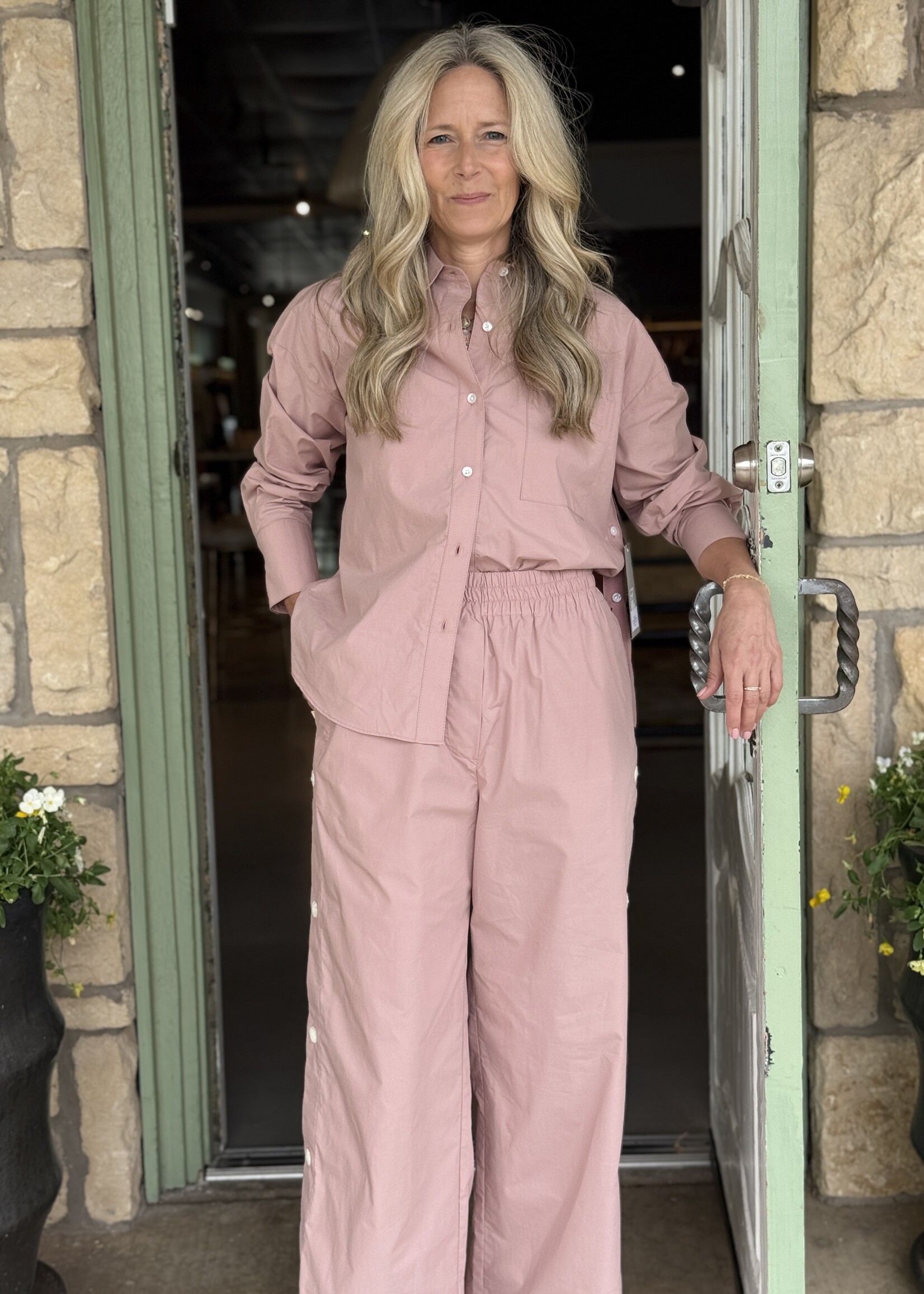 Arlo Mott Baxter Side Button Pants