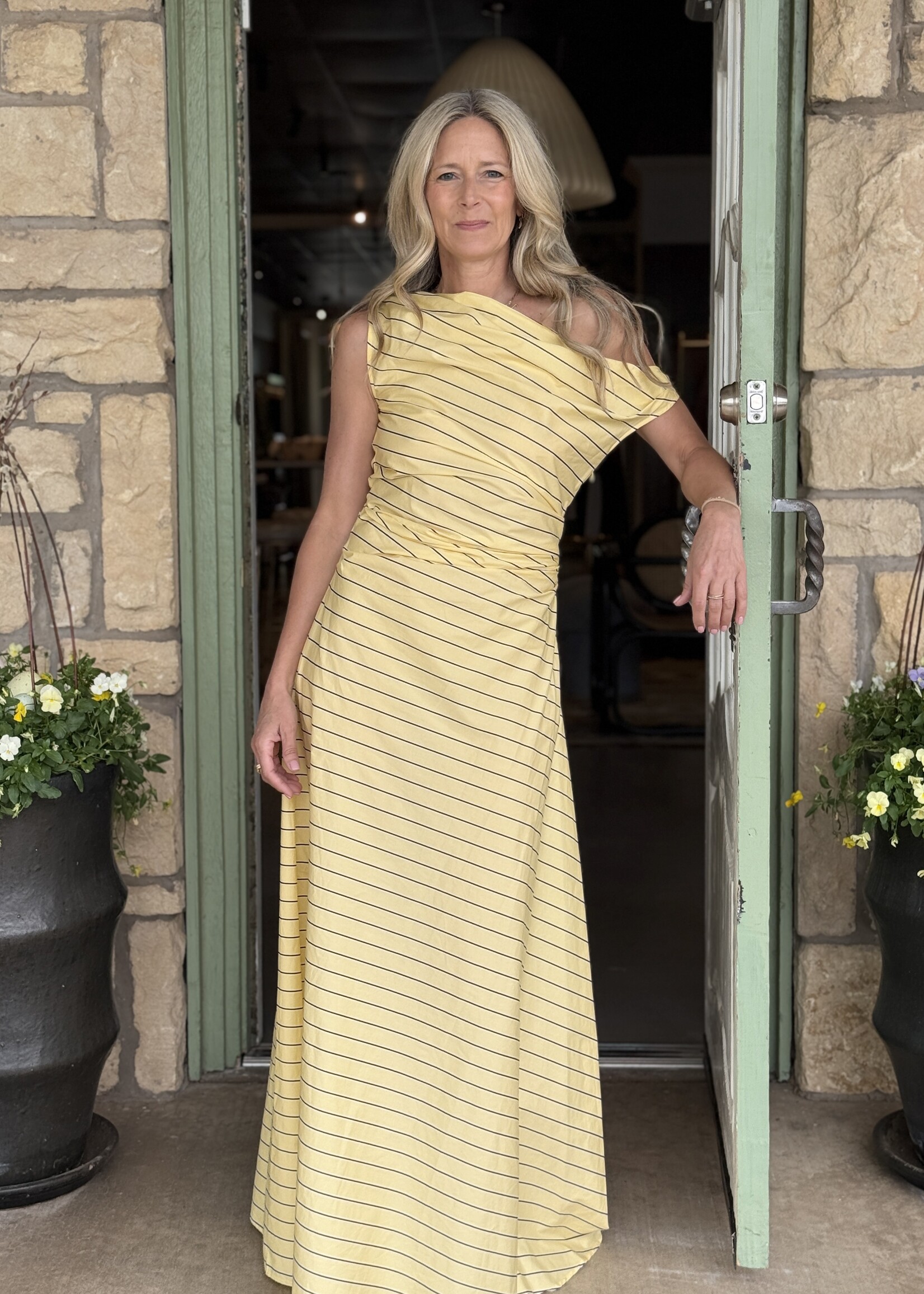 Staud Phare Maxi Dress- Monday Stripe